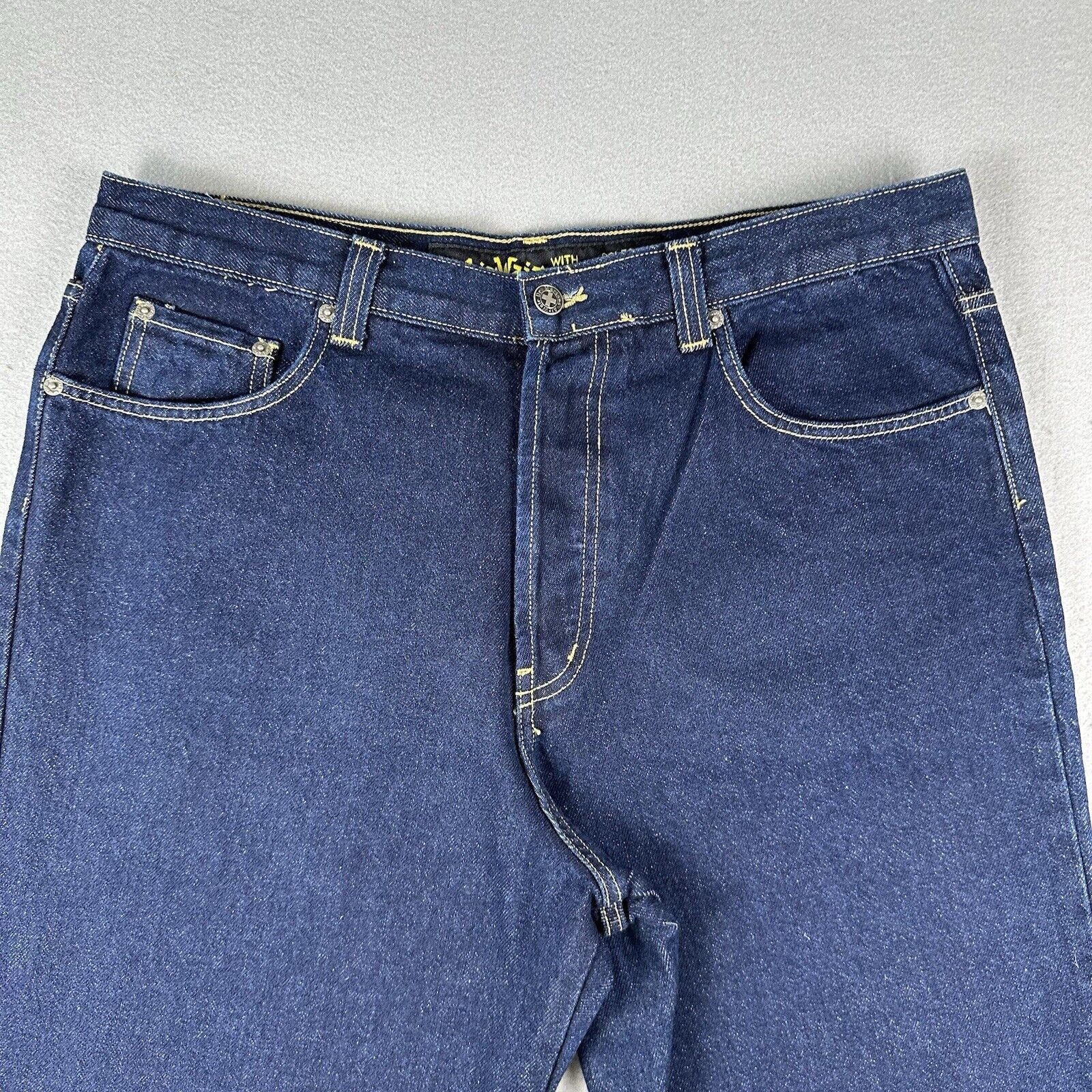Dr. Martens Dr Marten Air Wair Relaxed Fit Jeans Men’s 36x32 Blue Denim Size US 36 / EU 52 - 4 Thumbnail