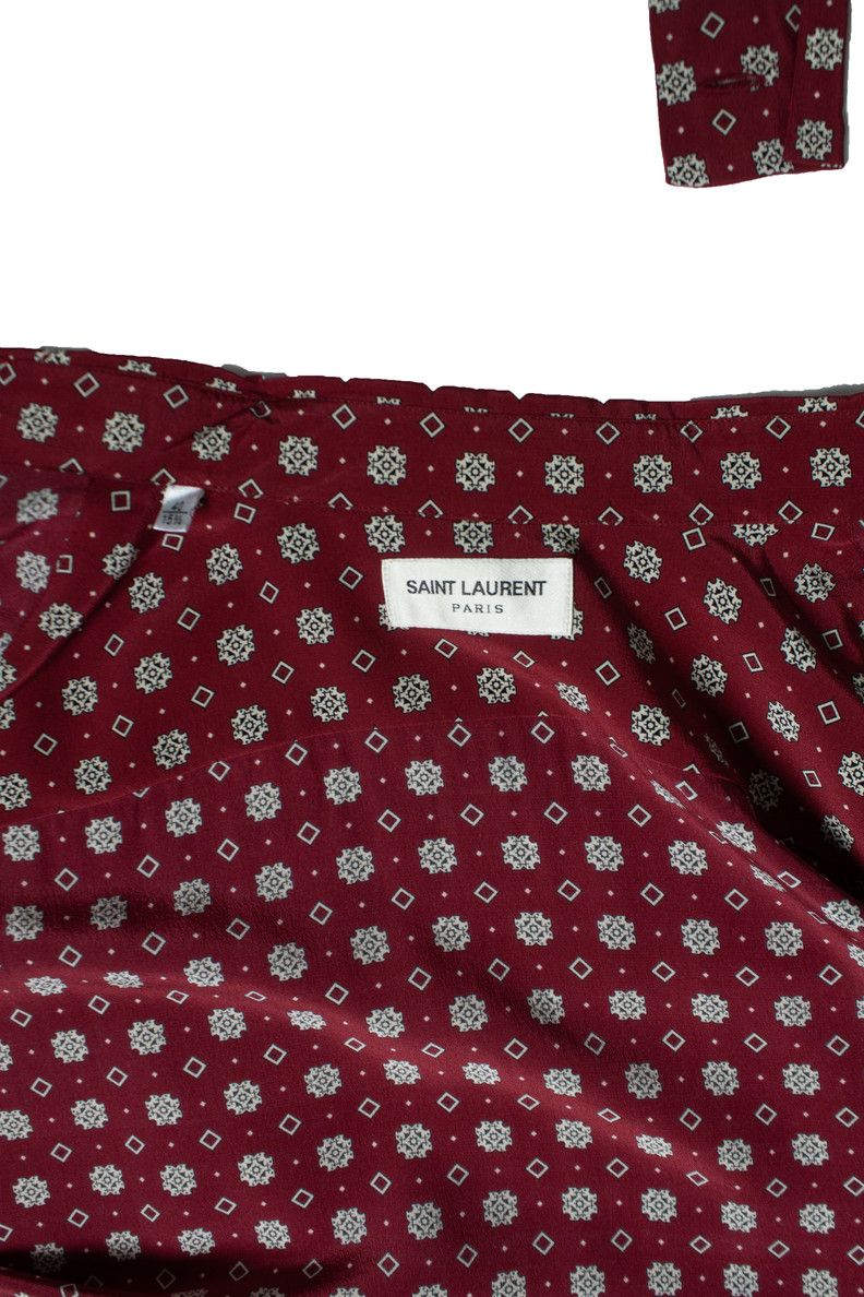 Saint Laurent Paris Saint Laurent, Diamond checkered print shirt Size US M / EU 48-50 / 2 - 5 Thumbnail