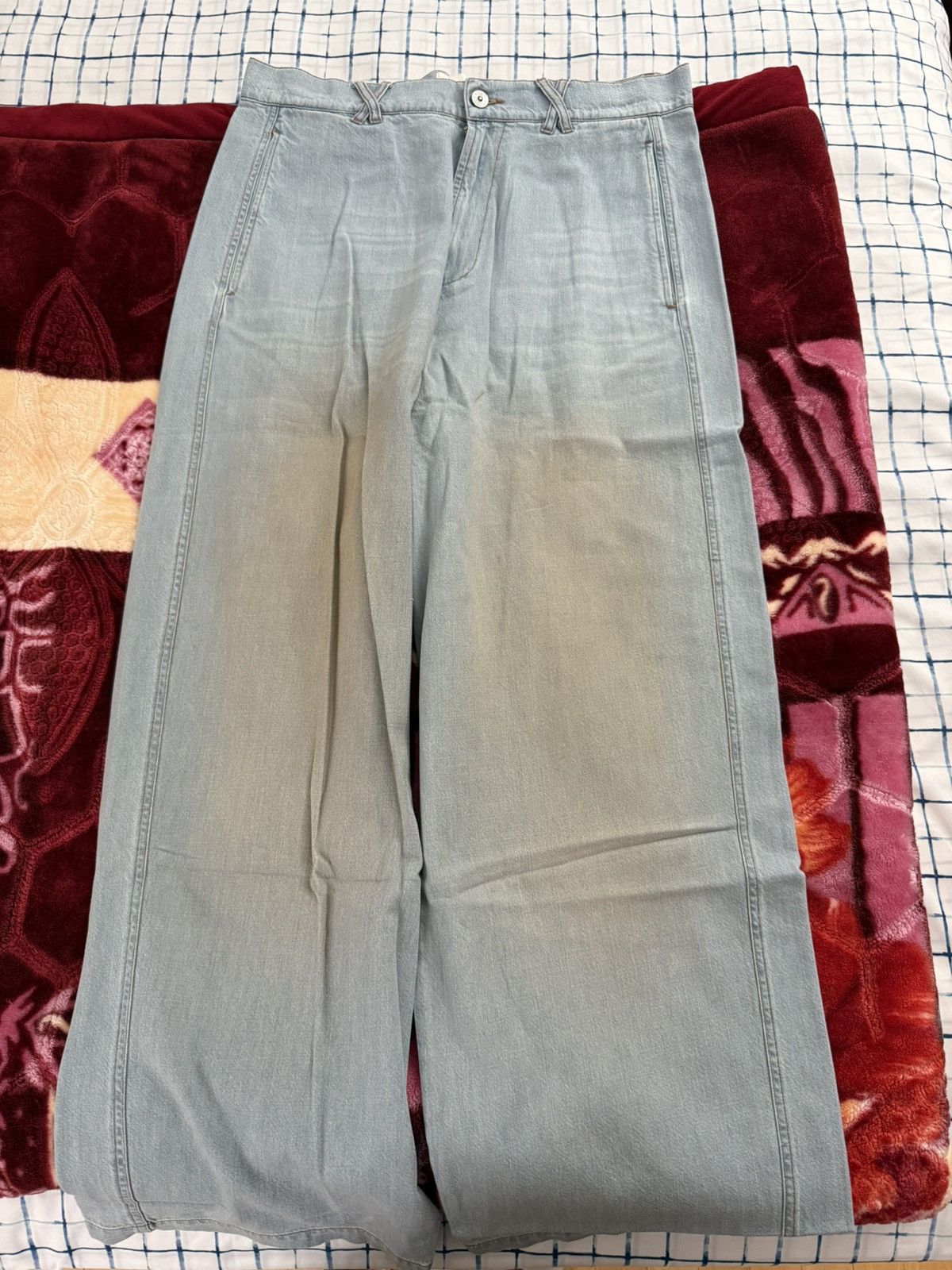 Sangiev Sangiev Blue Wide Legged 10oz Japanese Denim Jeans Size 36🔥 Size US 36 / EU 52 - 1 Thumbnail
