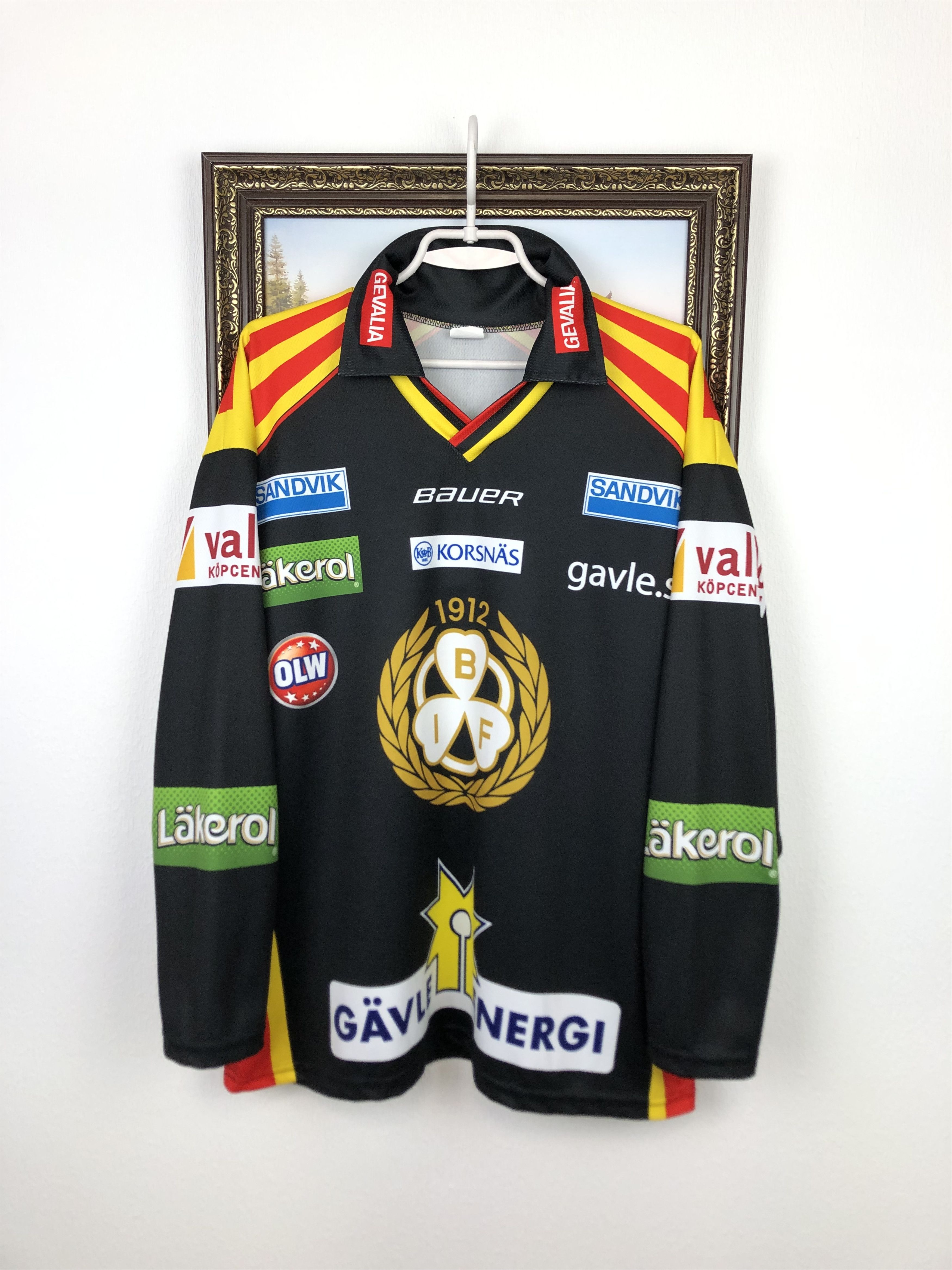 Vintage Vintage Brynäs IF Sweden Ice Hockey Jersey Mens Rare Hype Size US M / EU 48-50 / 2 - 1 Thumbnail