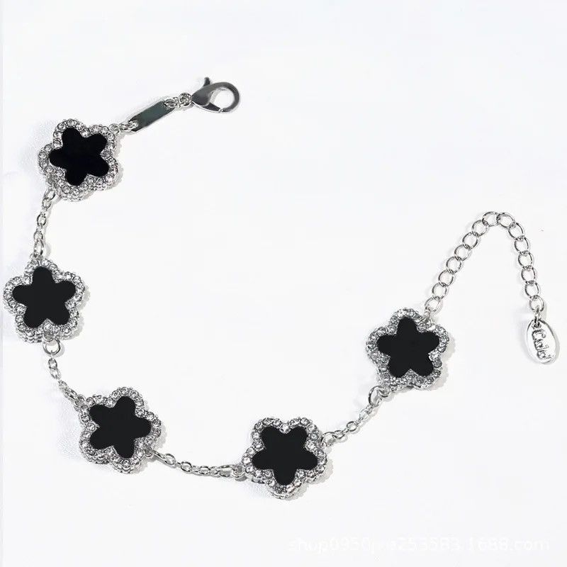 Jewelry × Vintage Cubic Zircon Flower Shape Bracelet Size ONE SIZE - 3 Thumbnail