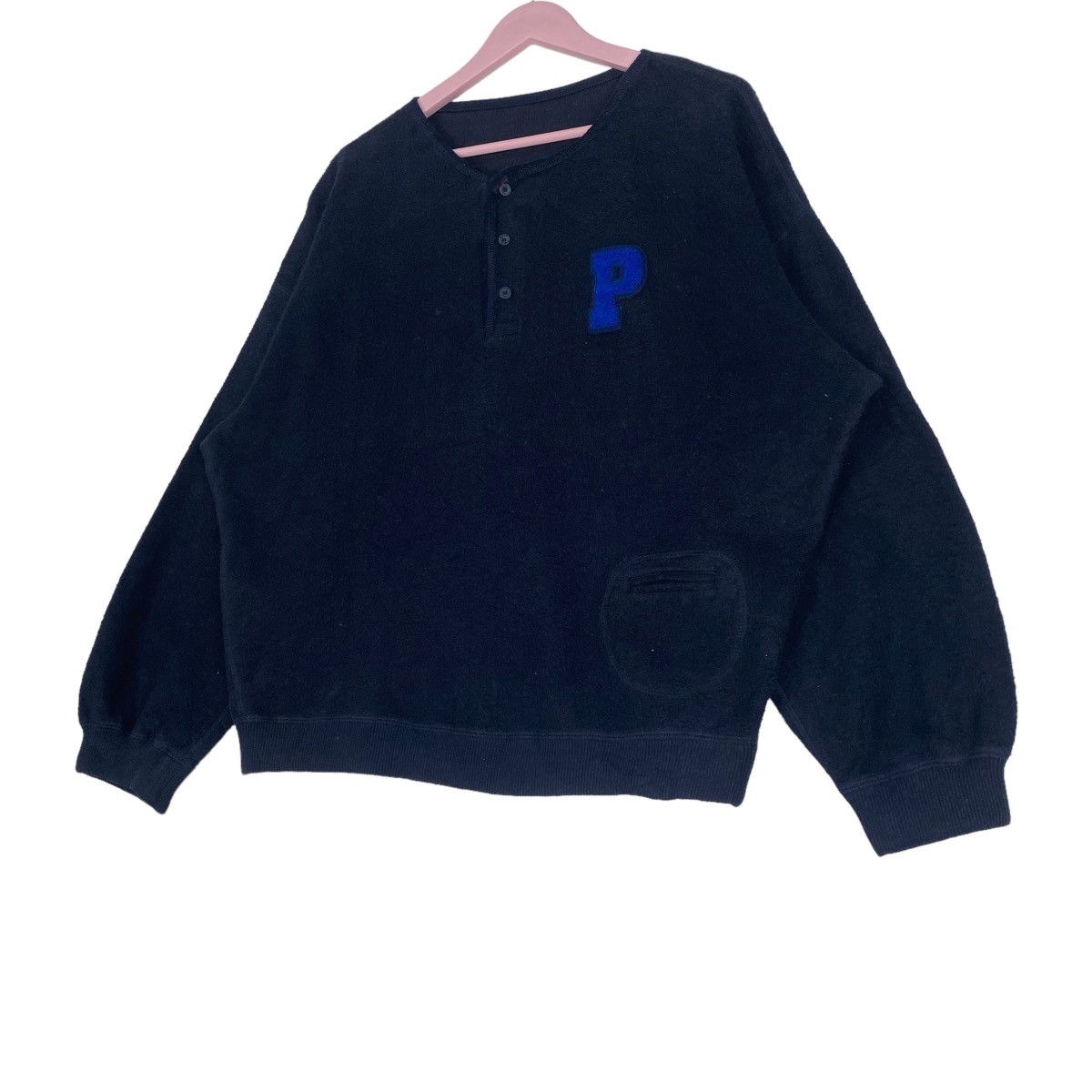 Designer × Vintage Deosty Waxed Sweatshirt Pull Over Jumper Size US XL / EU 56 / 4 - 5 Thumbnail