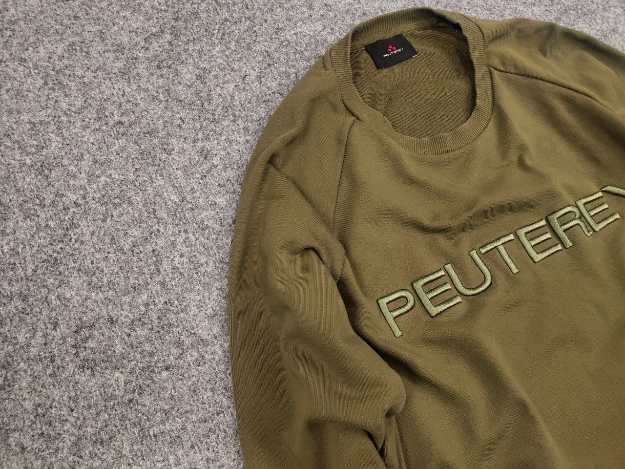 Peuterey Peuterey Embroidered logo Designer Crew Chek Sweatshirt Size US XL / EU 56 / 4 - 7 Thumbnail