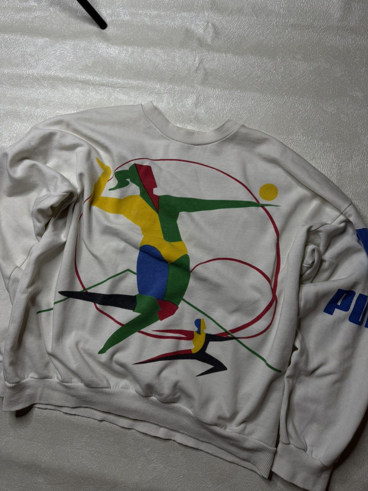Japanese Brand × Puma Puma Seoul Vintage Sweatshirt Size US XL / EU 56 / 4 - 2 Thumbnail