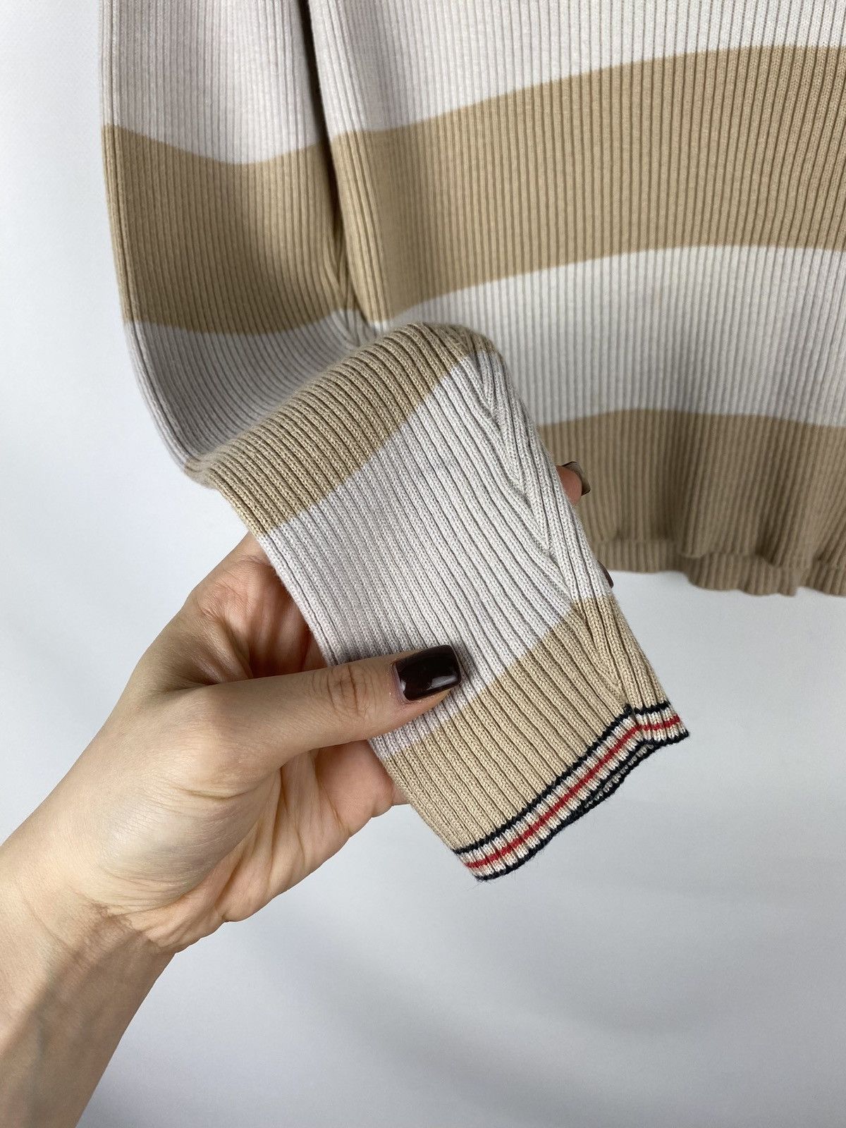 Burberry Burberry ladies teens turtleneck striped sweater pullover Size XS / US 0-2 / IT 36-38 - 7 Thumbnail