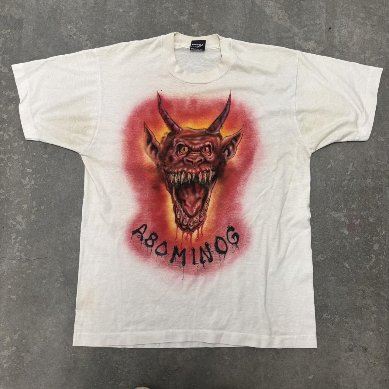 Vintage Vintage Uriah Heep Abominog Tee Airbrushed Size US L / EU 52-54 / 3 - 1 Thumbnail