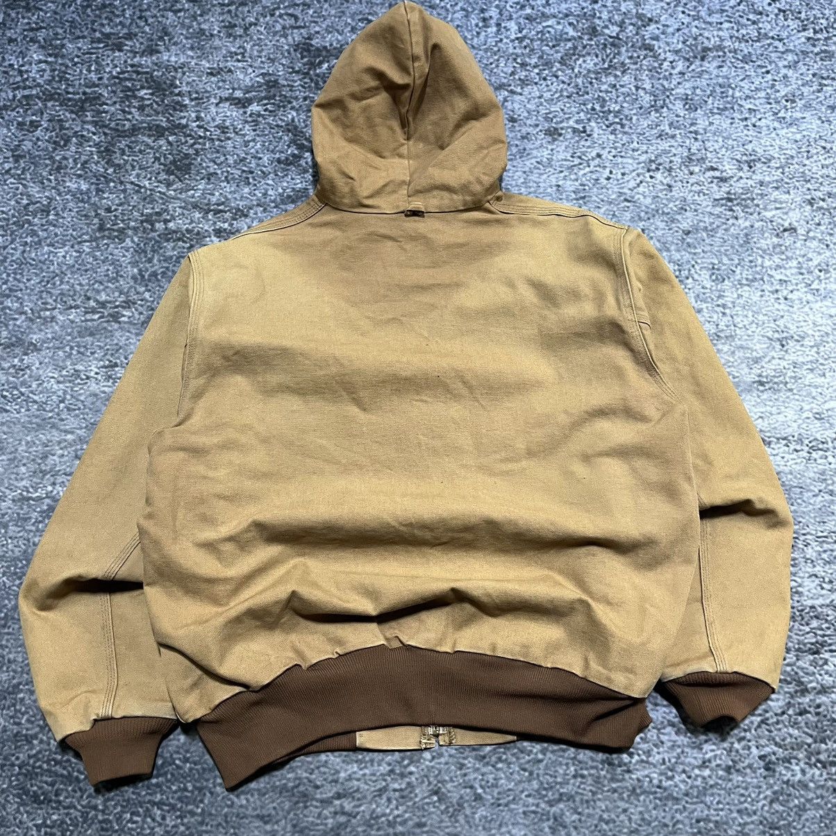 Carhartt VINTAGE 90s CARHARTT TAN BROWN WORKWEAR HOODED JACKET SZ XL Size US XL / EU 56 / 4 - 8 Thumbnail