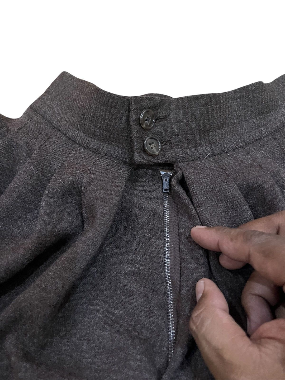 Saint Laurent Paris SAINT LAURENT WOOL CULOTTES Size 36" / US 14 / IT 50 - 7 Thumbnail