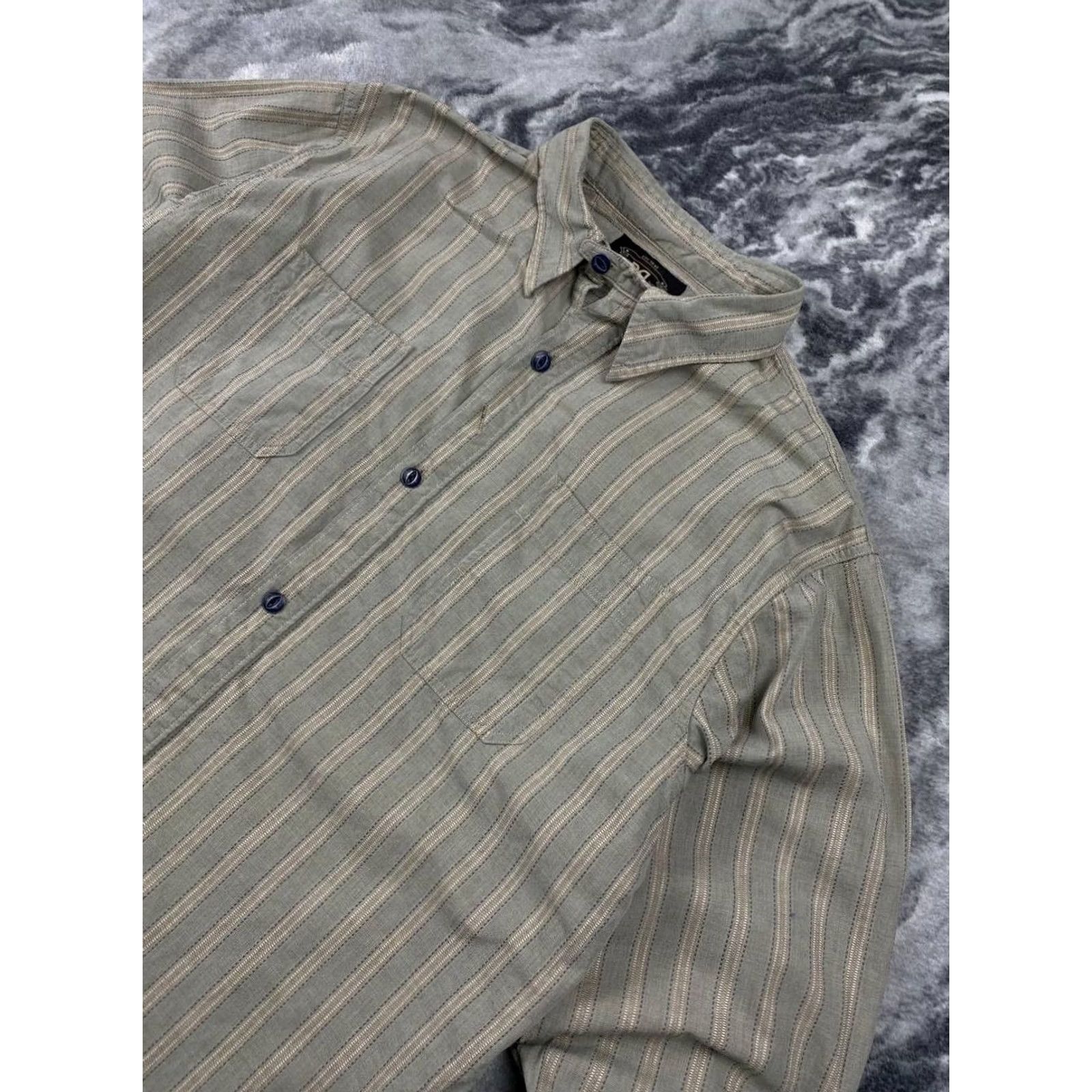 Ralph Lauren Ralph Lauren RRL Shirt Long Sleeve Men Size M Beige Button Size US M / EU 48-50 / 2 - 5 Thumbnail