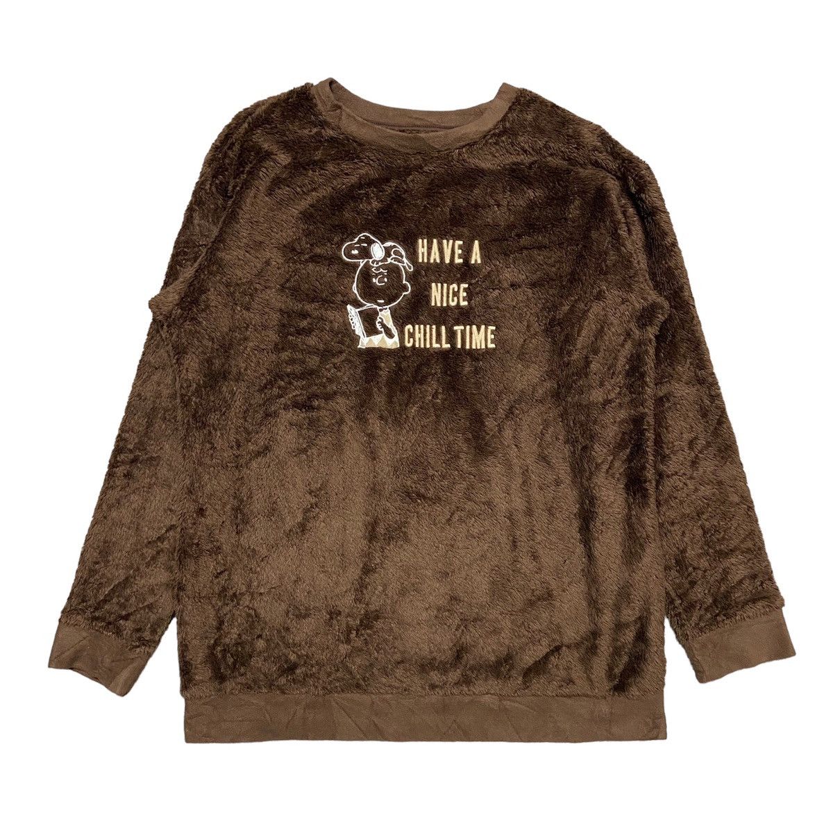 Disney × Peanuts Charlie Brown Peanuts Snoopy Fluffy Fleece Size M / US 6-8 / IT 42-44 - 1 Thumbnail