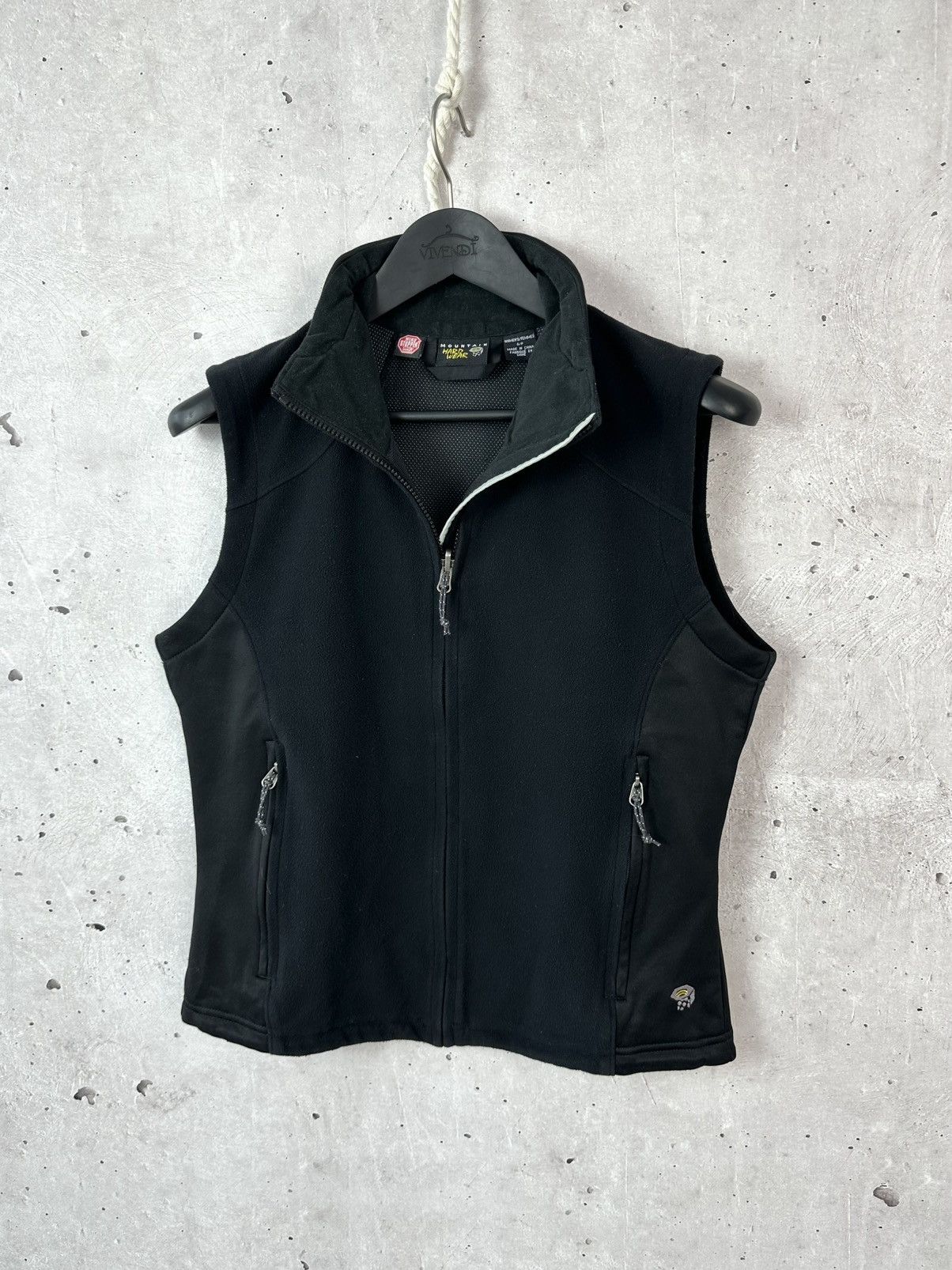 Mountain Hardwear Mountain Hardwear Black Full Zip Windstopper Fleece Vest Size S / US 4 / IT 40 - 1 Thumbnail