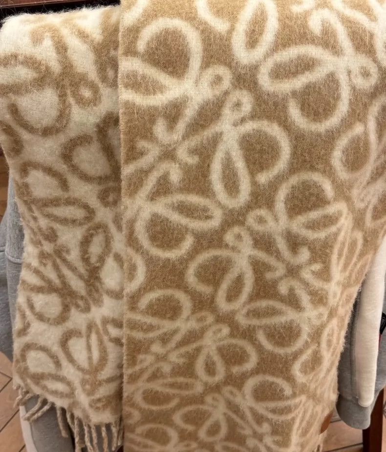 Loewe Loewe Wool Alpaca Double-Sided Scarf - dmc Size ONE SIZE - 1 Thumbnail