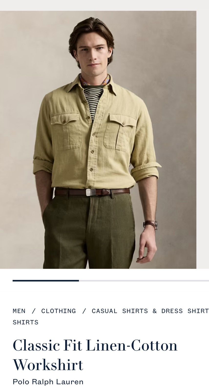 Polo Ralph Lauren Polo ralph lauren linen cotton workshirts Size US L / EU 52-54 / 3 - 9 Thumbnail
