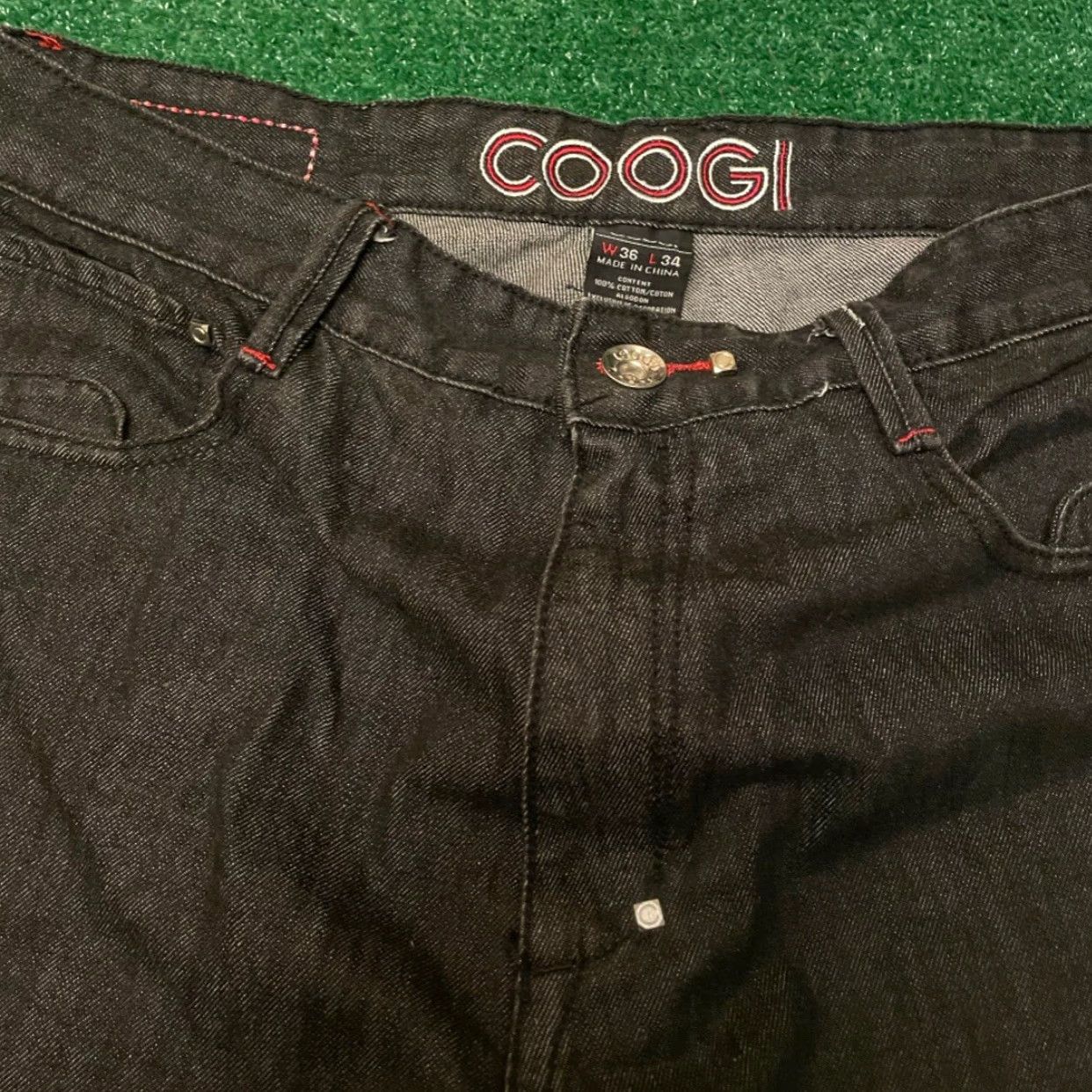 Coogi VINTAGE COOGI Baggy Skater Grunge Jeans VTG Mens 36x34 Embroidered Size US 36 / EU 52 - 5 Thumbnail