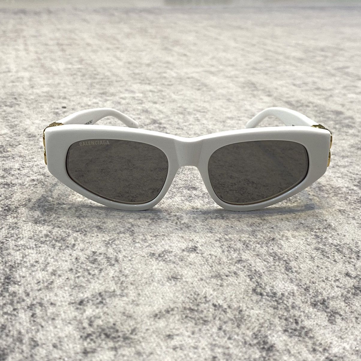 Balenciaga BALENCIAGA Dynasty D-Frame Sunglasses WHITE Size ONE SIZE - 4 Thumbnail