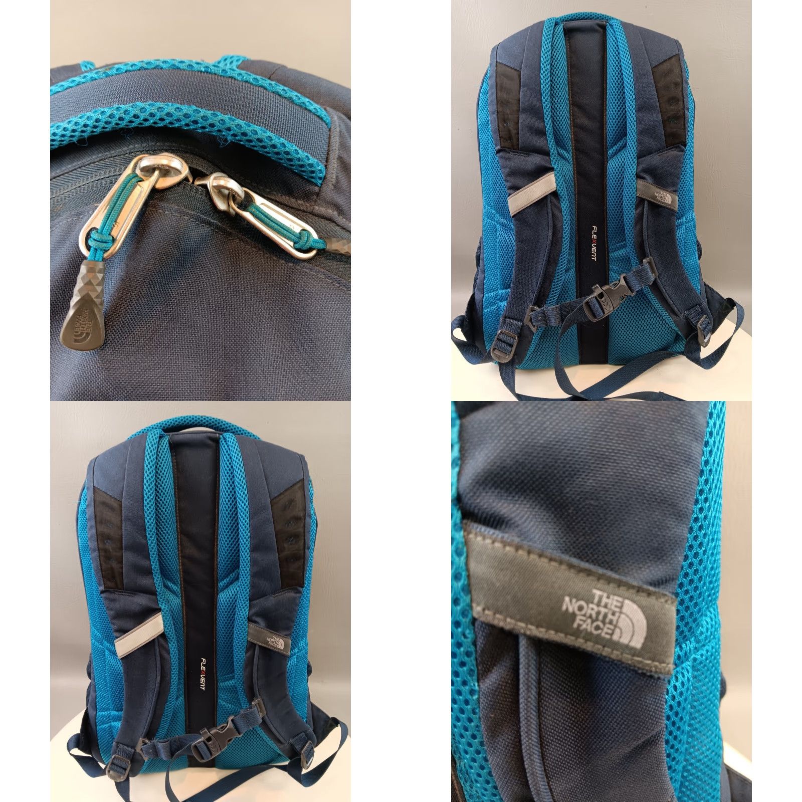 The North Face The North Face Jester Backpack Navy Padded Computer Lap Top Flex Vent Unisex Adults Medium Nylon Zip Backpack Size US M / EU 48-50 / 2 - 9 Thumbnail