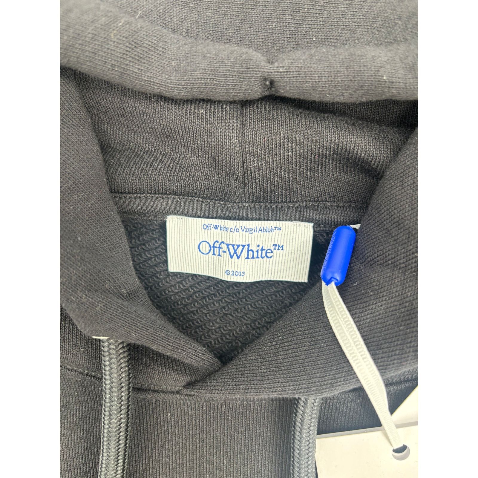 Off-White OFF-WHITE "Sprayed Arrows" Black & Yellow Hoodie Size Small Size US S / EU 44-46 / 1 - 7 Thumbnail