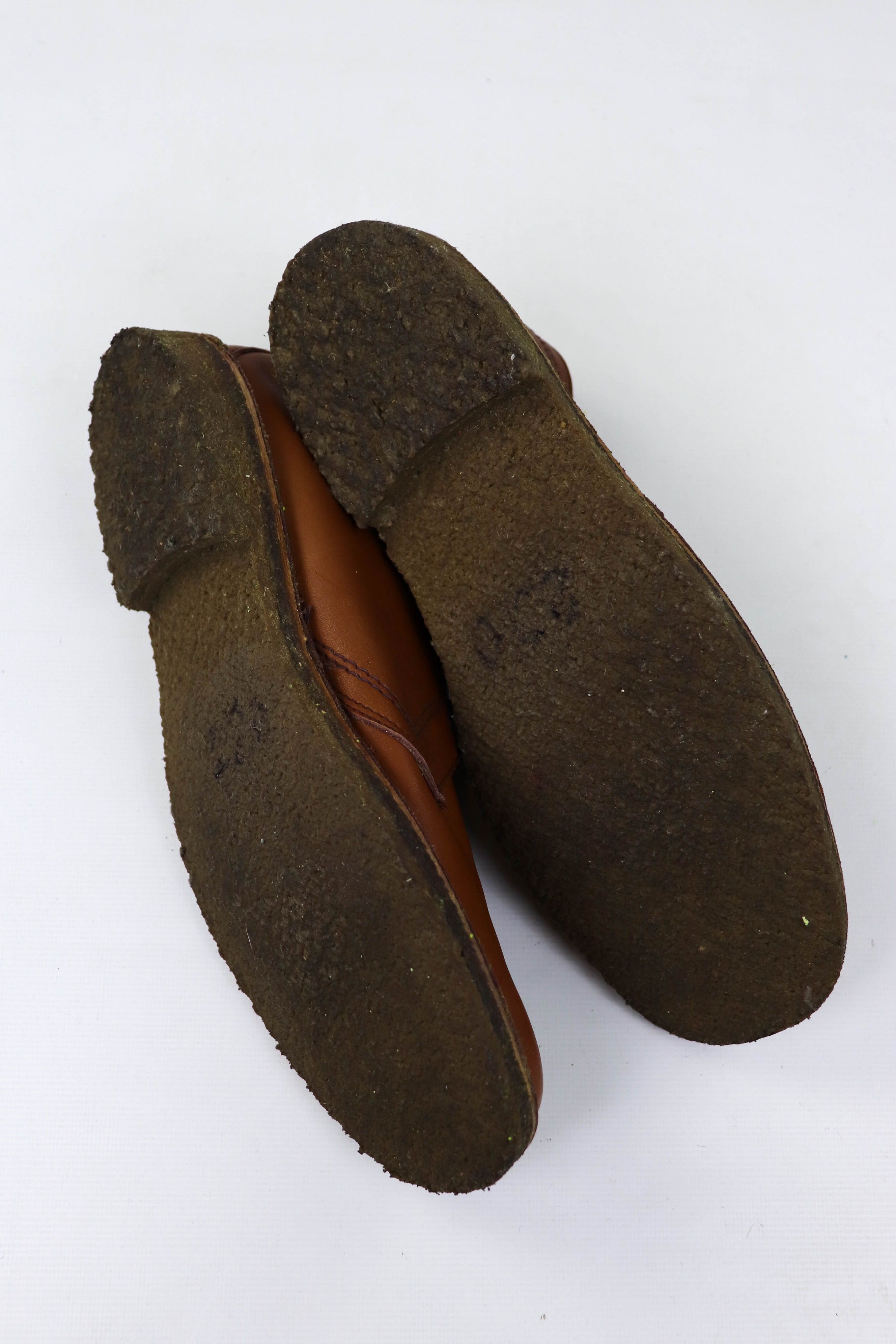 Clarks Clarks Made in England Tan Leather Low Desert Boots Size US 9.5 / EU 42-43 - 12 Thumbnail