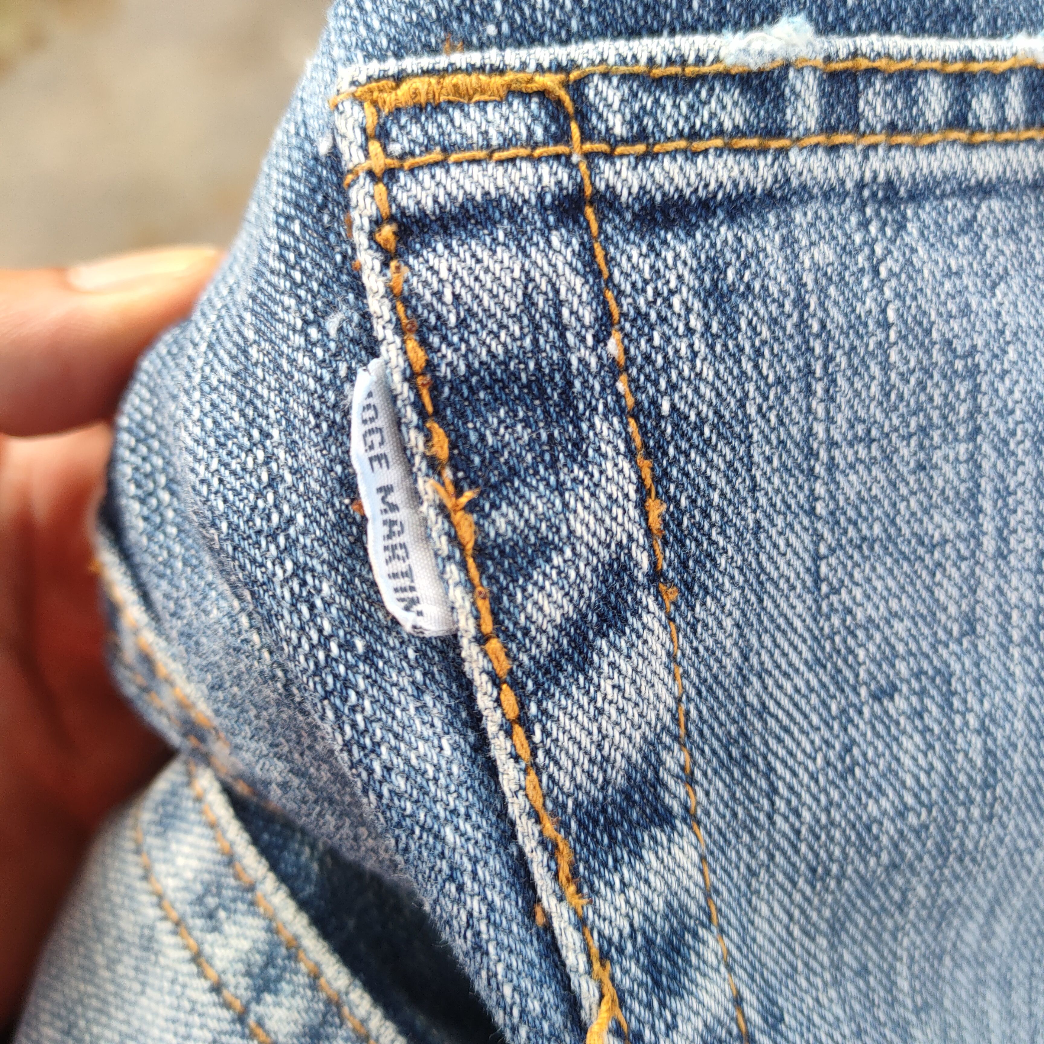 Japanese Brand VINTAGE JOHN MARTIN DISTRESSED FADED JEANS PANTS Size US 35 - 10 Thumbnail