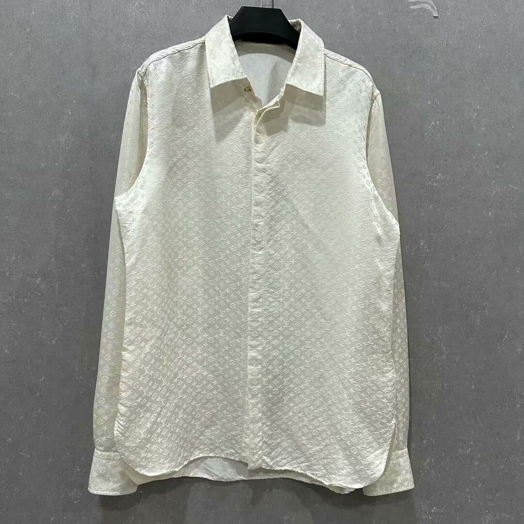 Louis Vuitton louis vuitton monogram silk long sleeve shirt Size US L / EU 52-54 / 3 - 1 Thumbnail