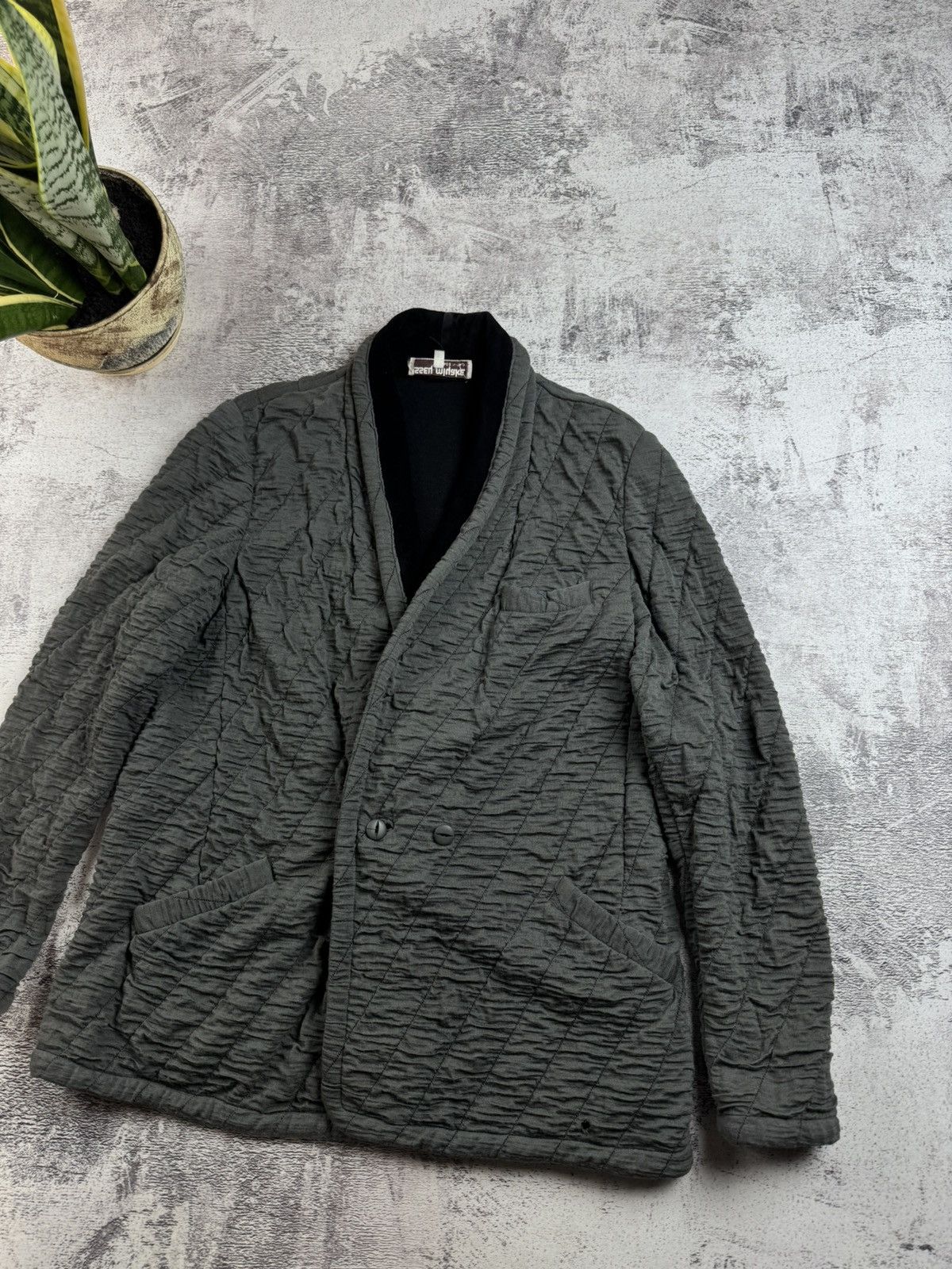 Issey Miyake Issey Miyake 42 IT Size Women’s Archive Gray Button Jacket Blazer Cardigan Coat Size M / US 6-8 / IT 42-44 - 3 Thumbnail