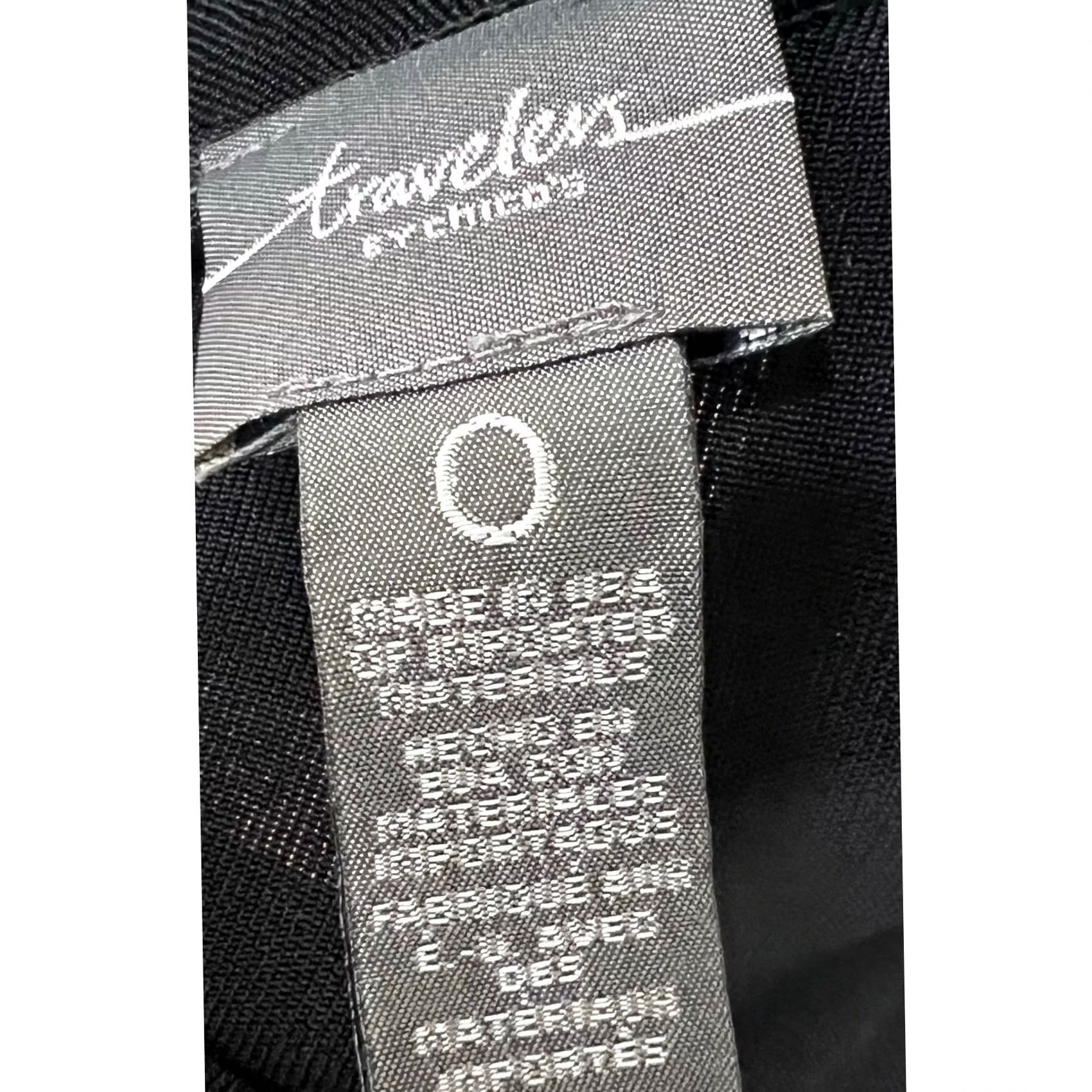 Vintage CHICO’S TRAVELERS Dress Black Slinky Knit Cold Shoulder Midi Womens S Small Illusion: 0 Size S / US 4 / IT 40 - 7 Thumbnail