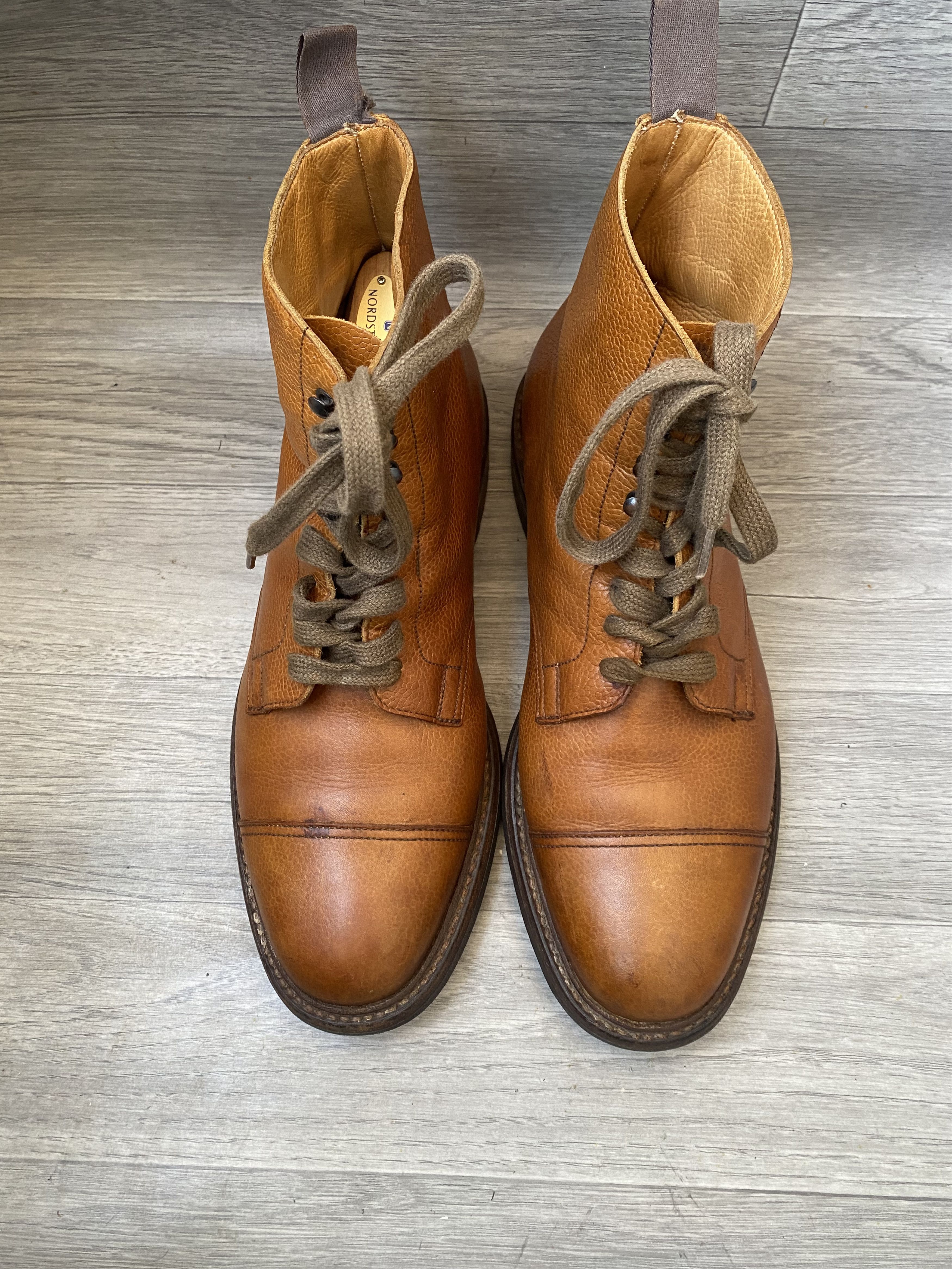 Crockett & Jones Crockett and jones Archie brown pebble grain cap toe boots Size US 9.5 / EU 42-43 - 3 Thumbnail