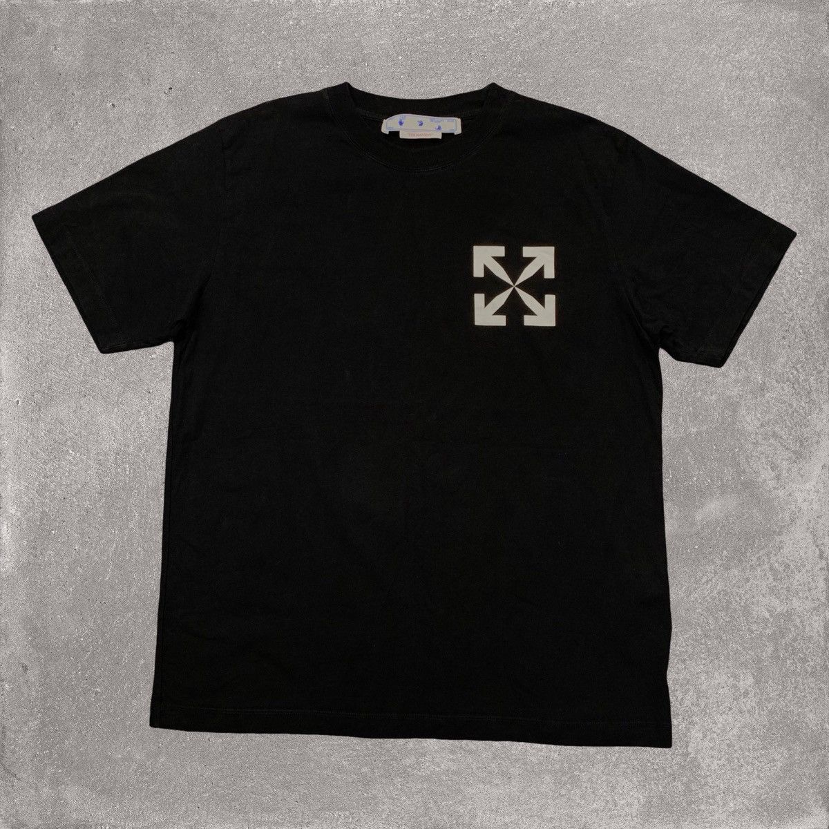 Off-White Men's Vintage T-Shirt Off-White Cut Here LG-425 Rare Tee