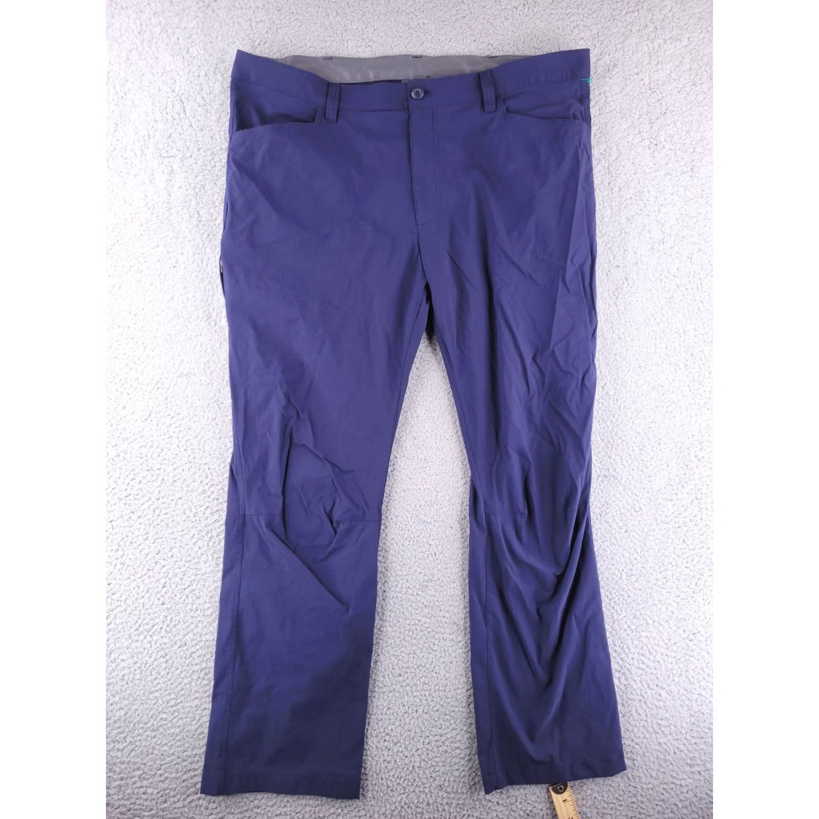 Eddie Bauer Eddie Bauer Pants Mens 40x30 Blue Tech Nylon Stretch Bootcut Outdoor Chino Style Mens Size US 40 / EU 56 - 2 Thumbnail