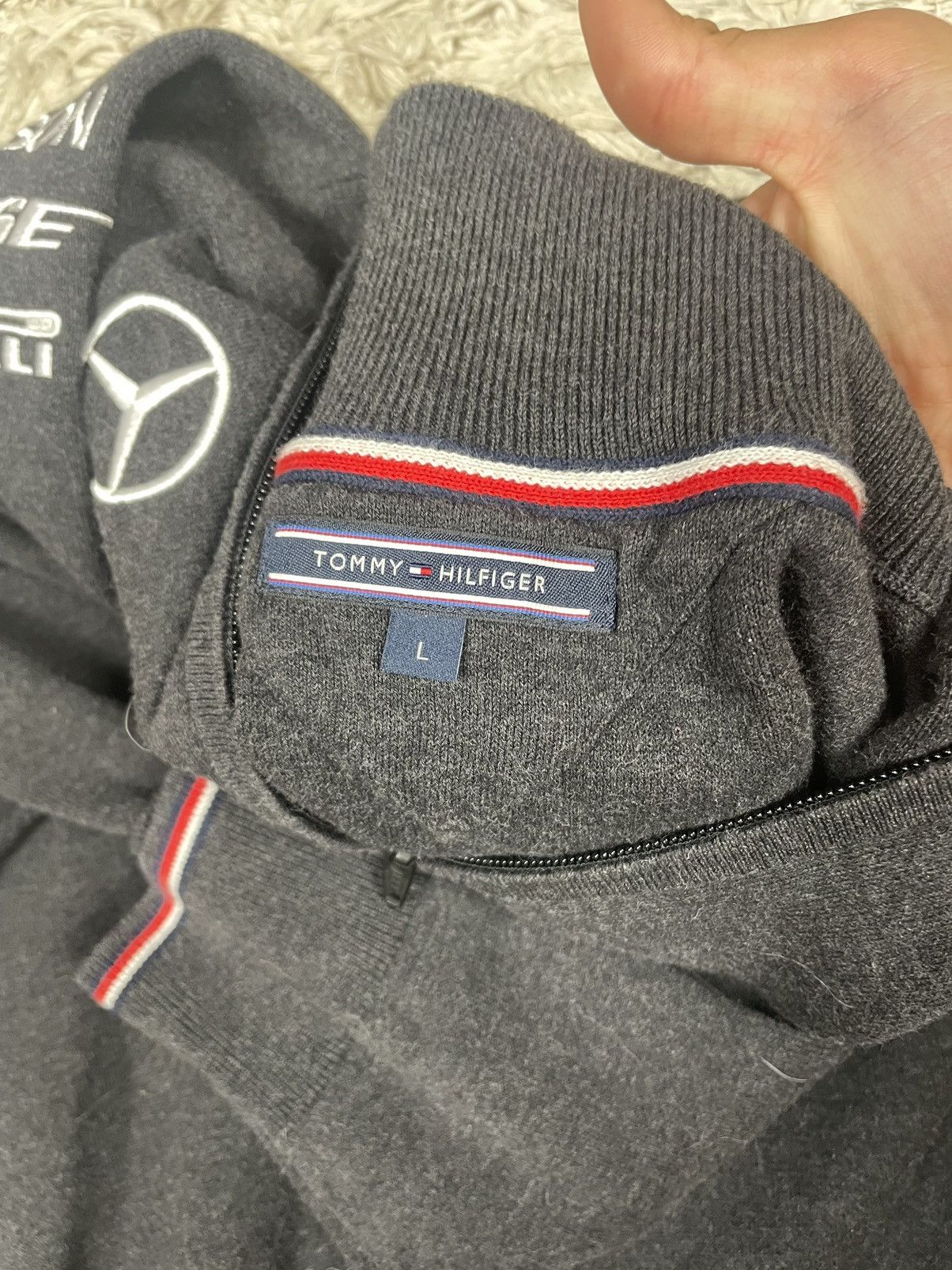 Mercedes-Benz × Tommy Hilfiger Mercedes AMG Tommy Hilfiger Petronas sweatshirt Size US L / EU 52-54 / 3 - 5 Thumbnail