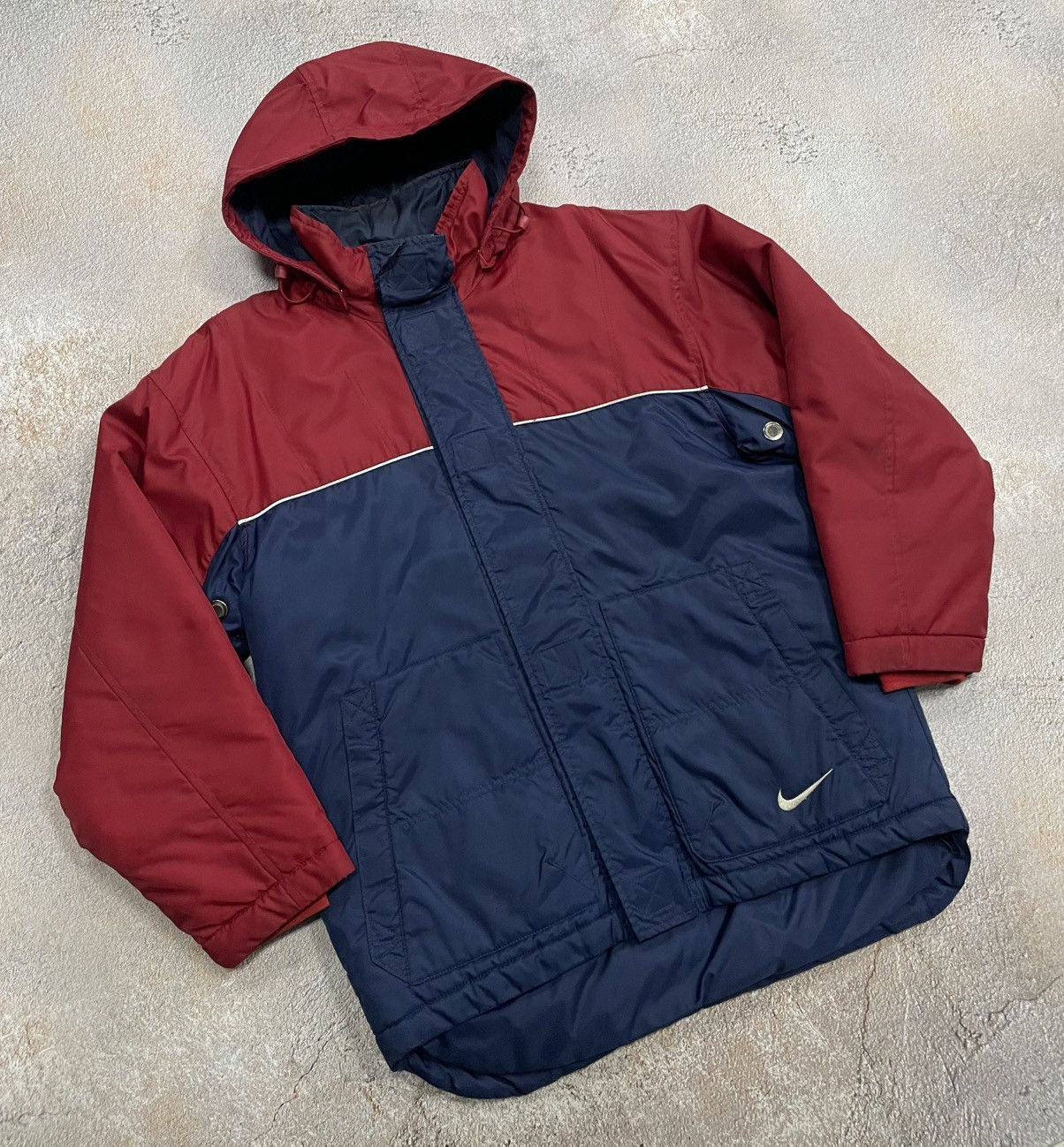 Nike Vintage Nike Big Swoosh Insulated Jacket Size US M / EU 48-50 / 2 - 1 Thumbnail