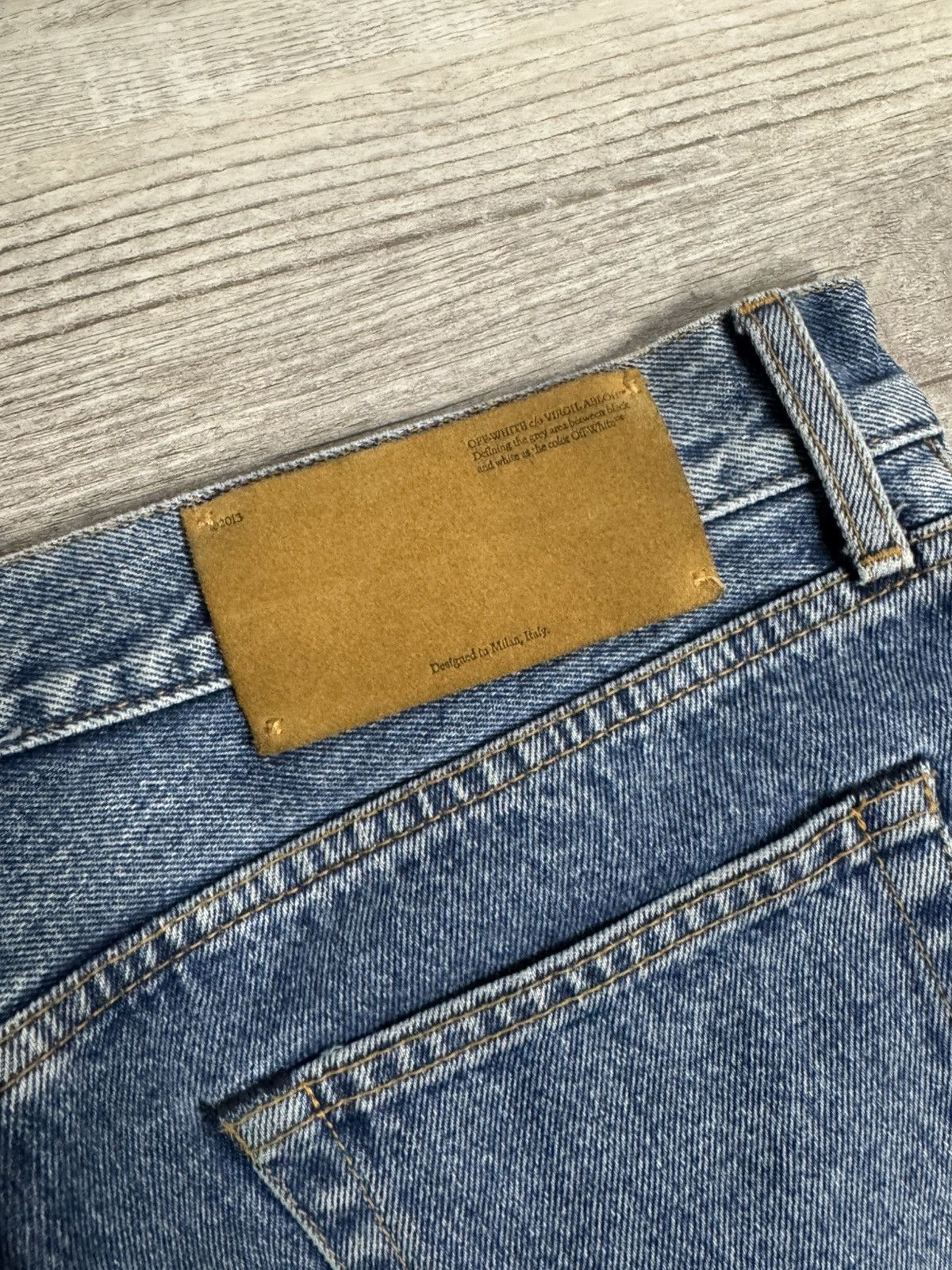 Off-White OFF WHITE DENIM CHAIN STITCH Size US 32 / EU 48 - 3 Thumbnail