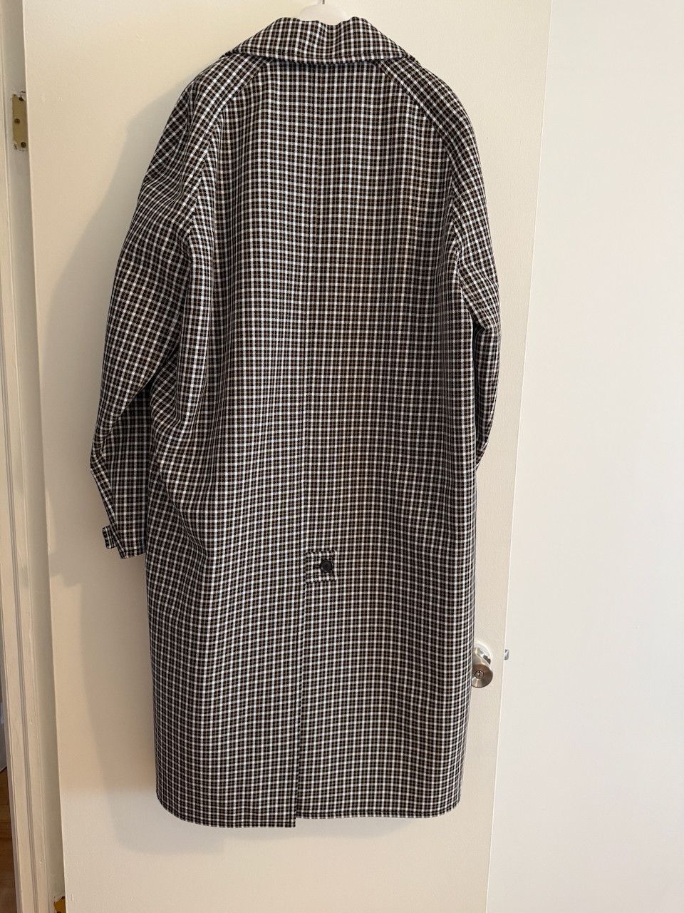 Courreges Courreges Oversized Drop Shoulder Check Coat Size US M / EU 48-50 / 2 - 10 Thumbnail
