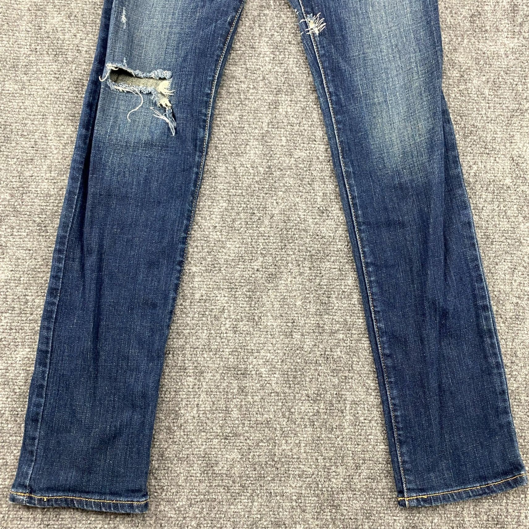 Abercrombie & Fitch Abercrombie & Fitch Jeans Womens 4S Blue Skinny Low Rise Modified Stitch Size 27" / US 4 / IT 40 - 3 Thumbnail