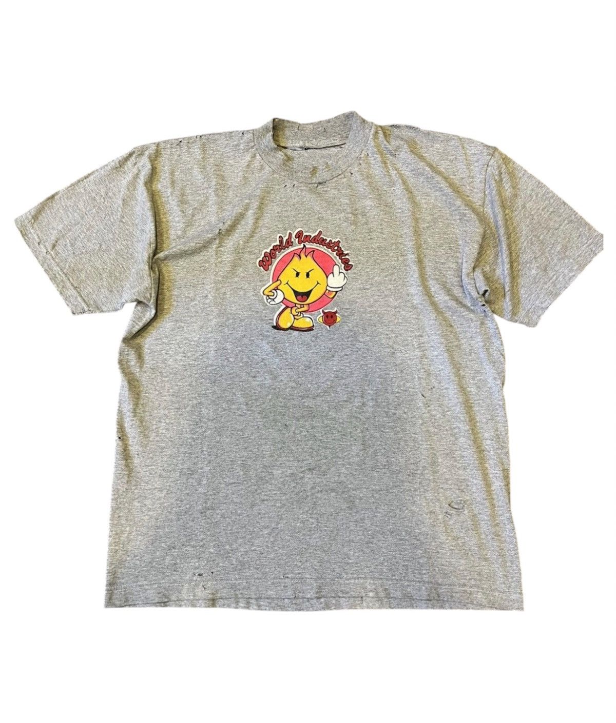 World Industries World Industries RARE vintage grey t-shirt Size US XL / EU 56 / 4 - 1 Thumbnail