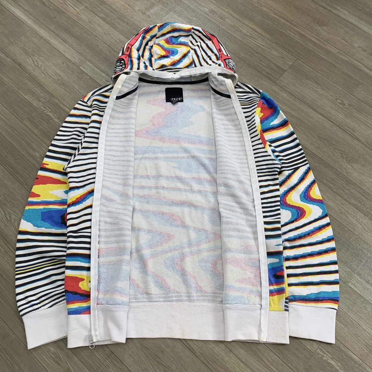 Volcom 2000’s Volcom Genuine Rainbow Stripe Monster Fullzip Hoodie Size US M / EU 48-50 / 2 - 6 Thumbnail