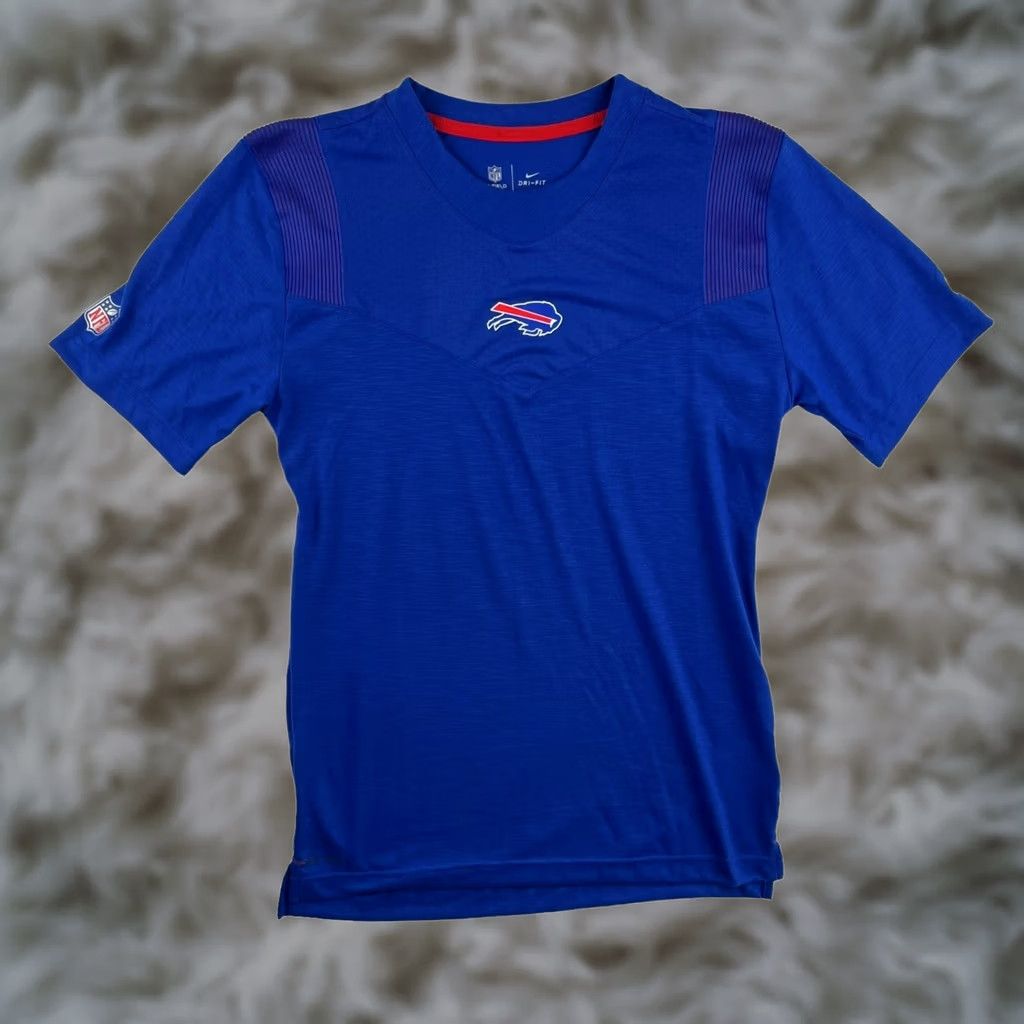 Nike Nike Buffalo Bills Dri-Fit T-Shirt Blue SMALL Men's Sports Size US S / EU 44-46 / 1 - 1 Thumbnail
