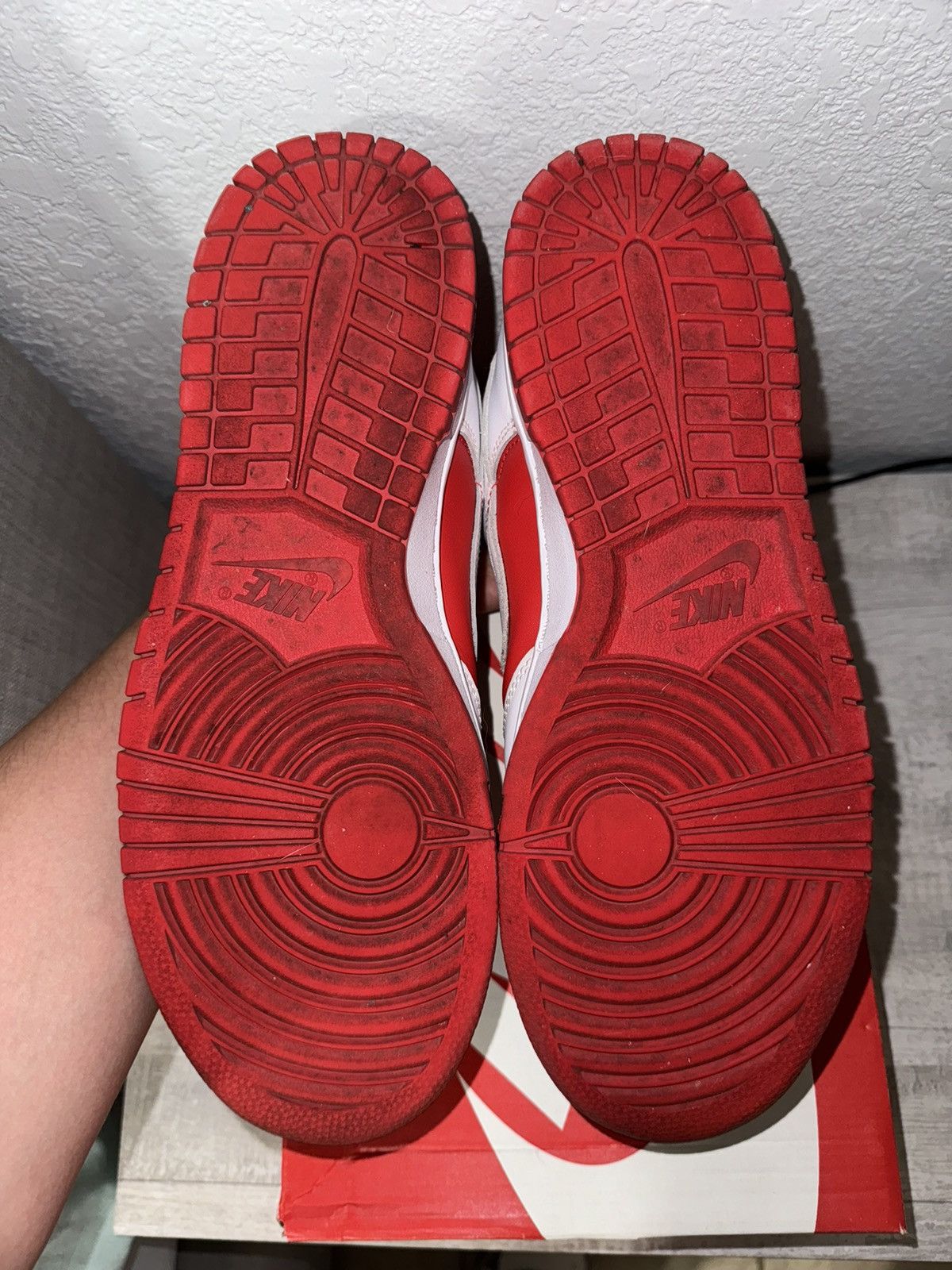 Nike Nike Dunk Low Championship Red Size US 11 / EU 44 - 9 Thumbnail