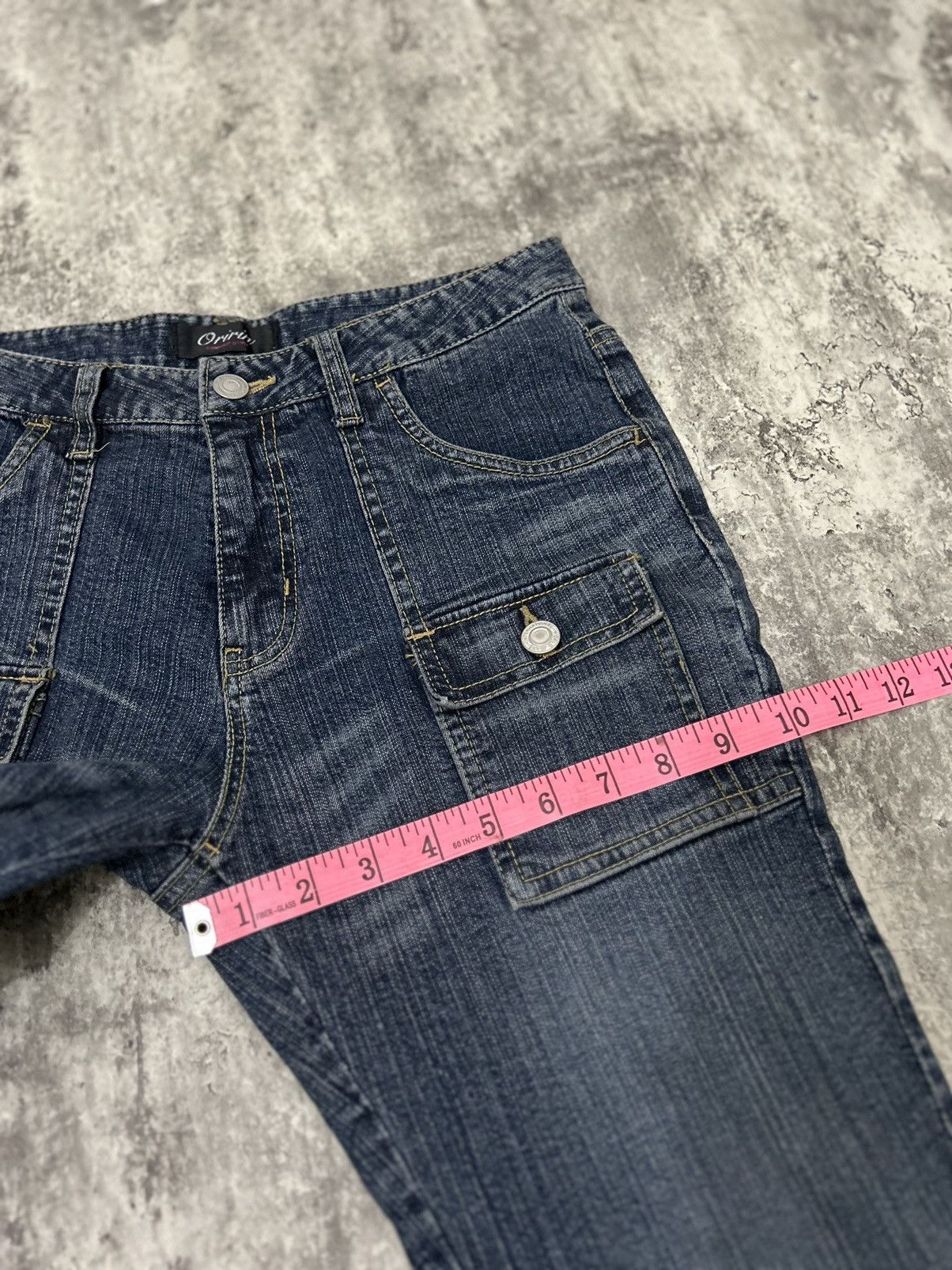 14th Addiction × If Six Was Nine × Le Grande Bleu (L.G.B.) Bootcut Multipocket Button Side Flare Oririn Jeans Size US 28 / EU 44 - 14 Thumbnail