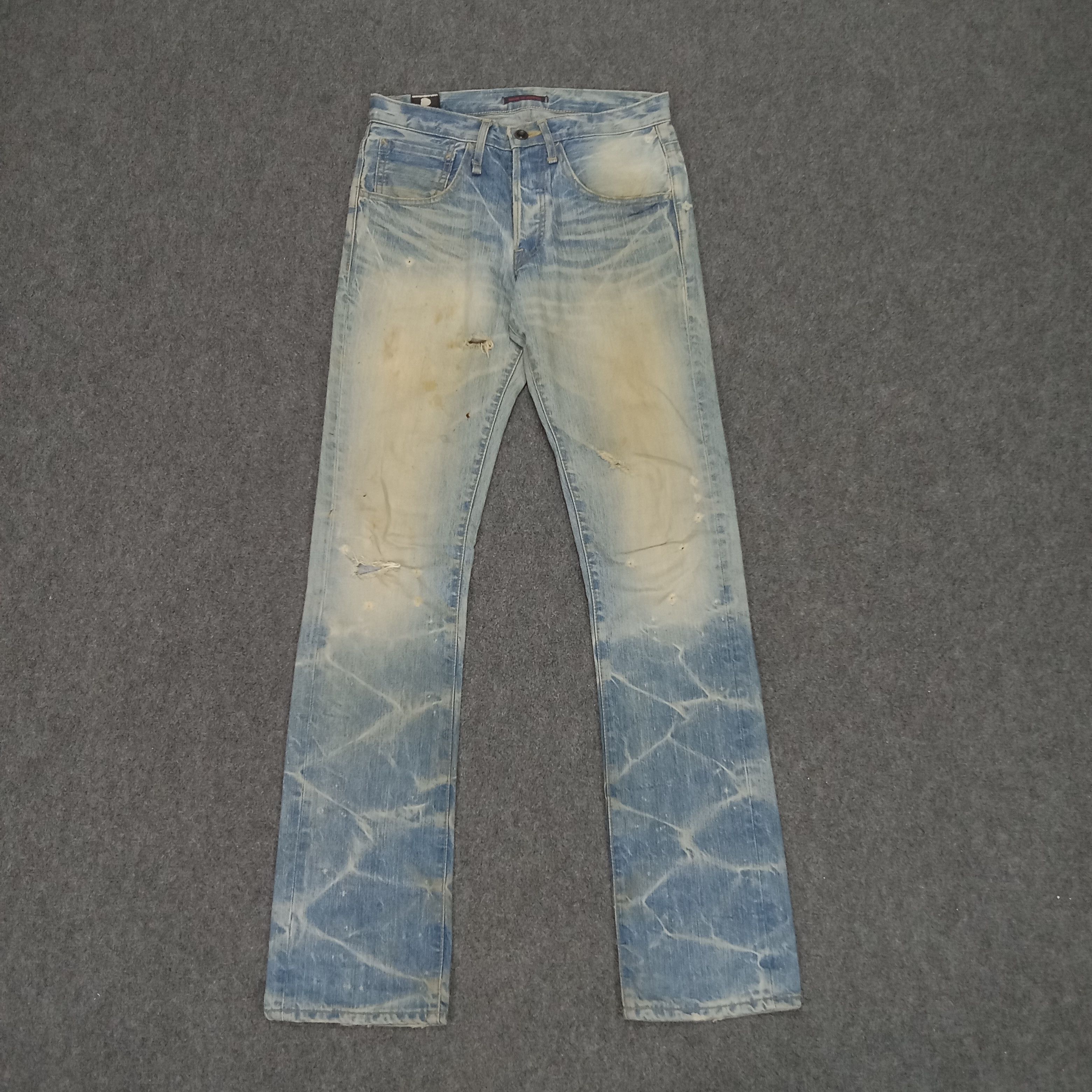 Japanese Brand Blue Way Japanese Brand Slim Fit Denim Jeans Size US 29 - 1 Thumbnail
