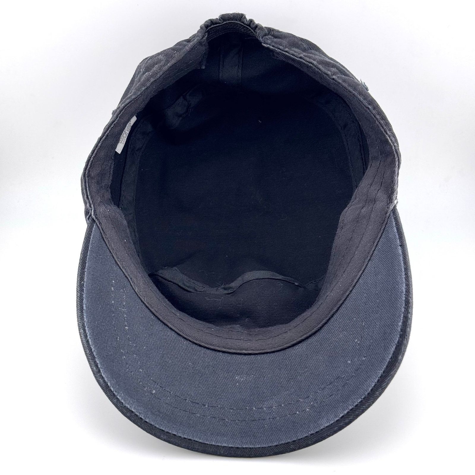 Japanese Brand Blank Distressed Military Vintage Hat Patrol Cadet Work Cap Size ONE SIZE - 4 Thumbnail