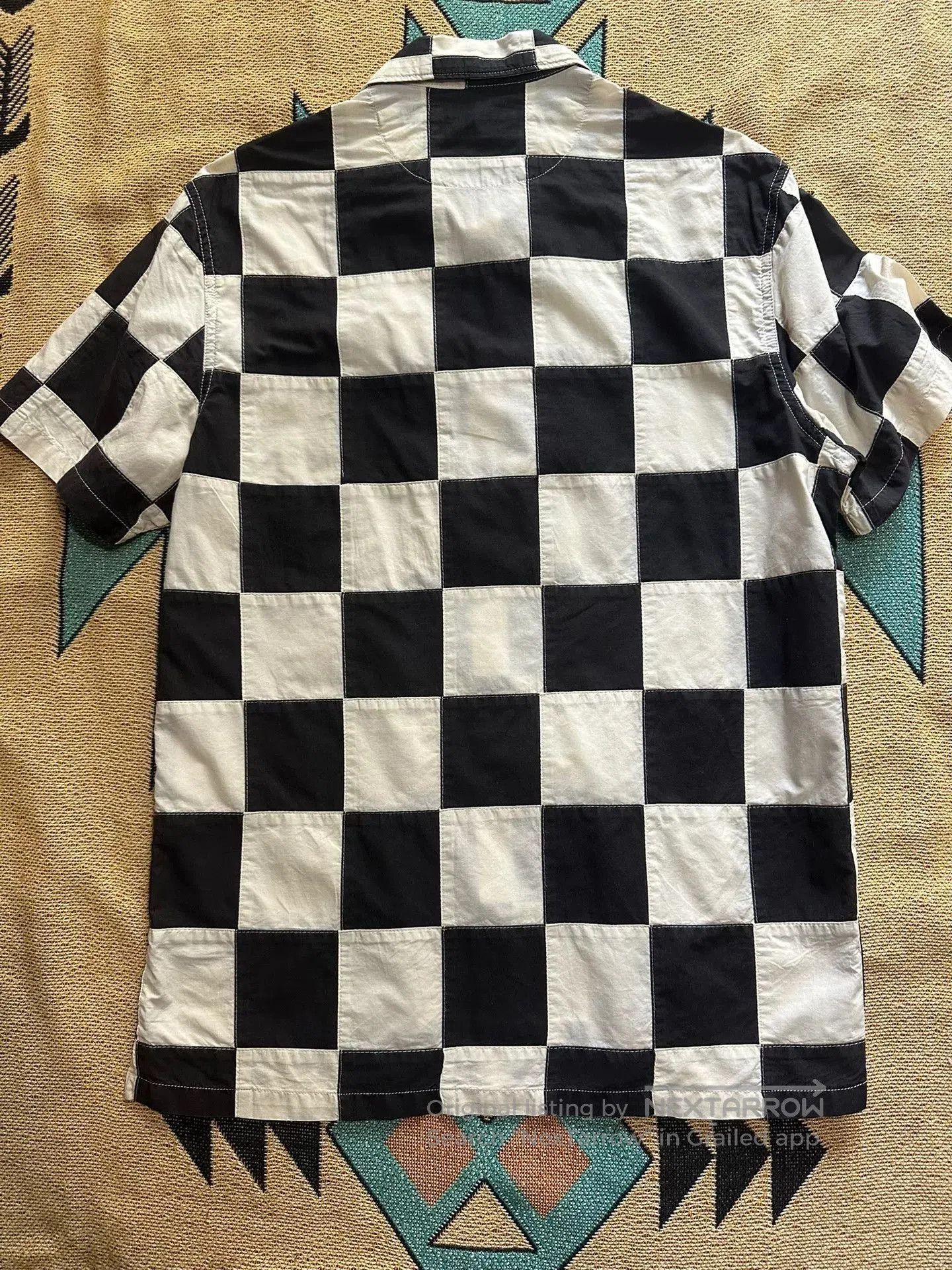 RRL Ralph Lauren RRL Vintage Checkered Patchwork Shirt. Size US M / EU 48-50 / 2 - 3 Thumbnail