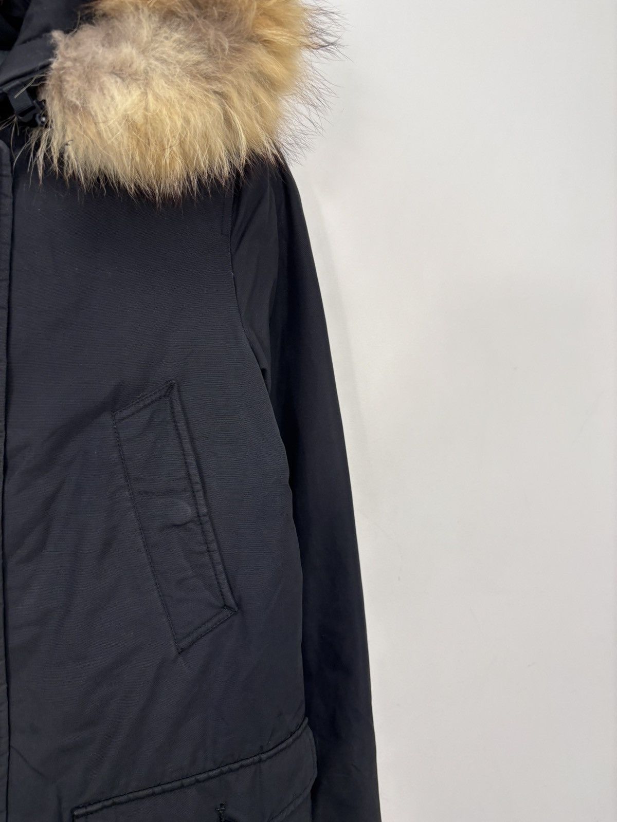 Woolrich Woolen Mills Woolrich Women’s Black Ramar Cloth Arctic Parka Jacket Coat Size S / US 4 / IT 40 - 5 Thumbnail