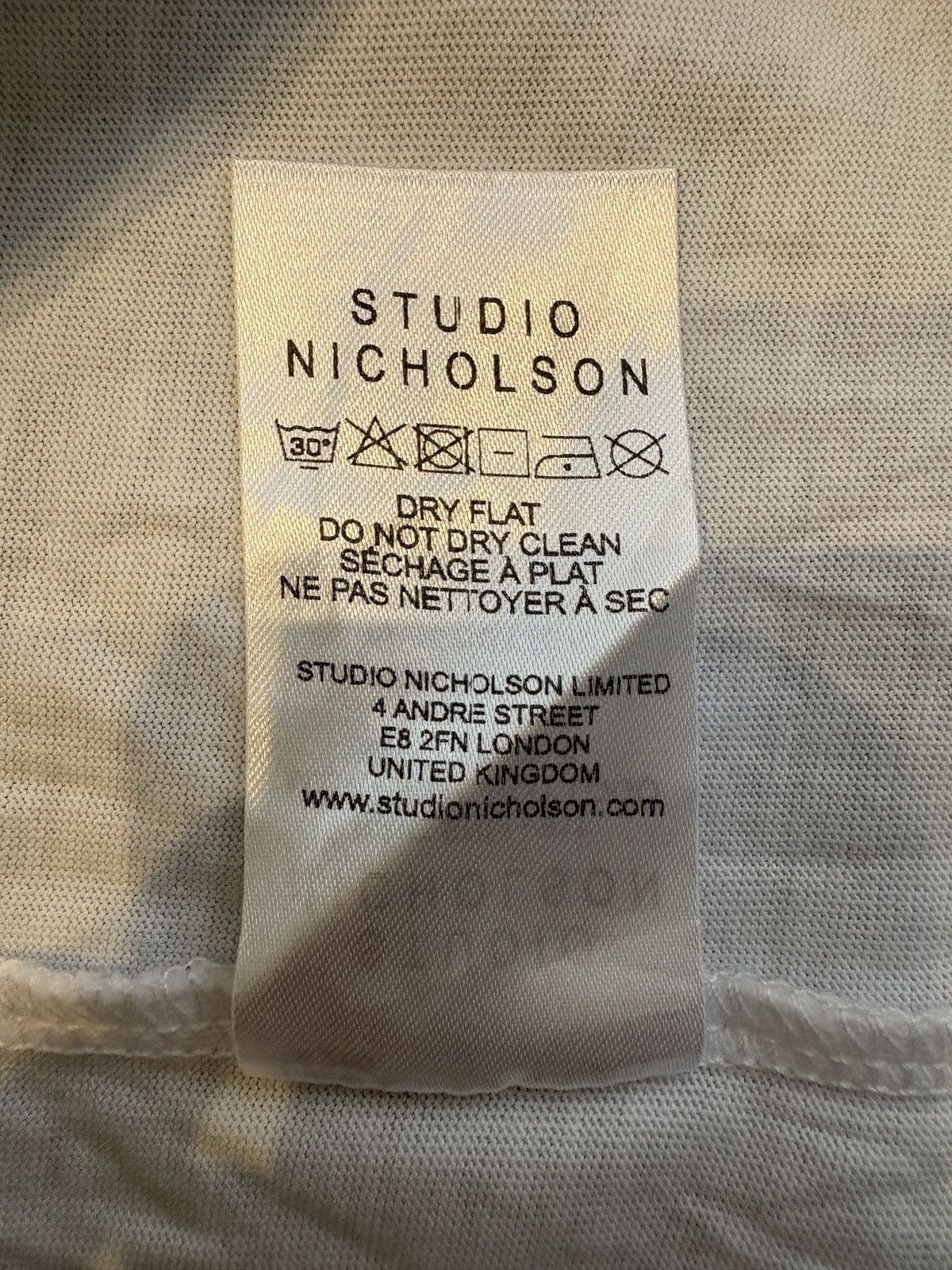 Studio Nicholson Off-White Bric T-shirt Size US L / EU 52-54 / 3 - 6 Thumbnail