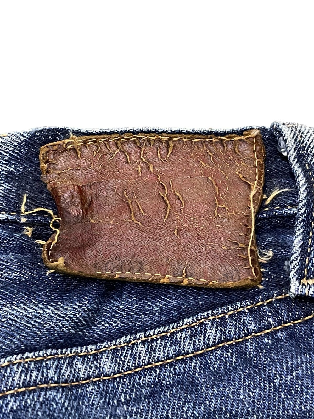 LVC × Levi's × Vintage Vintage Levis Big E 501 LVC 40s Jerky Tabs Selvedge Jeans Size US 30 / EU 46 - 23 Thumbnail