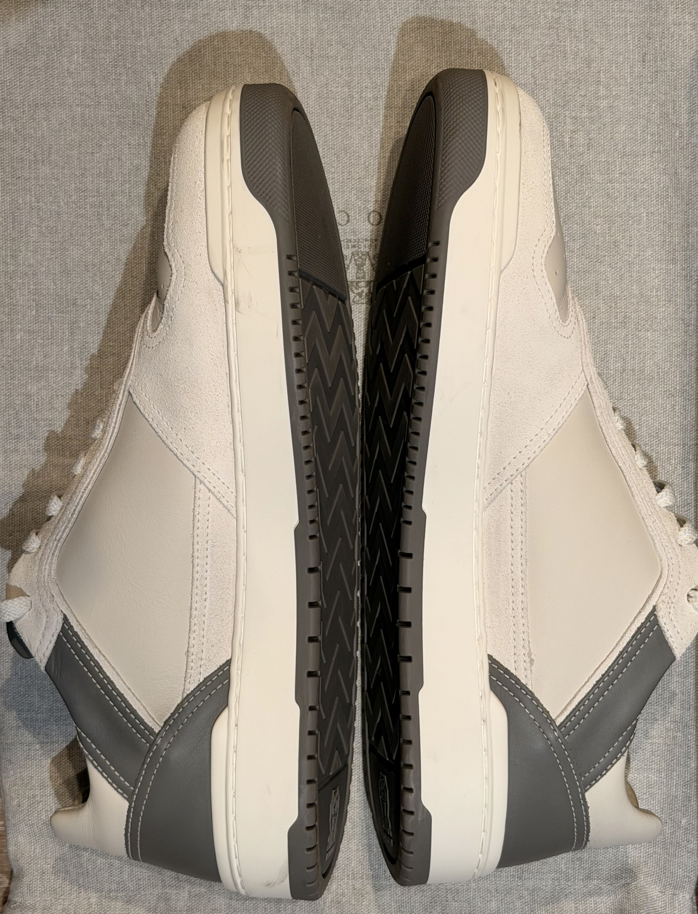 Brunello Cucinelli Brunello Cucinelli Leather Sneakers (Suede Accents) Size US 10 / EU 43 - 3 Thumbnail