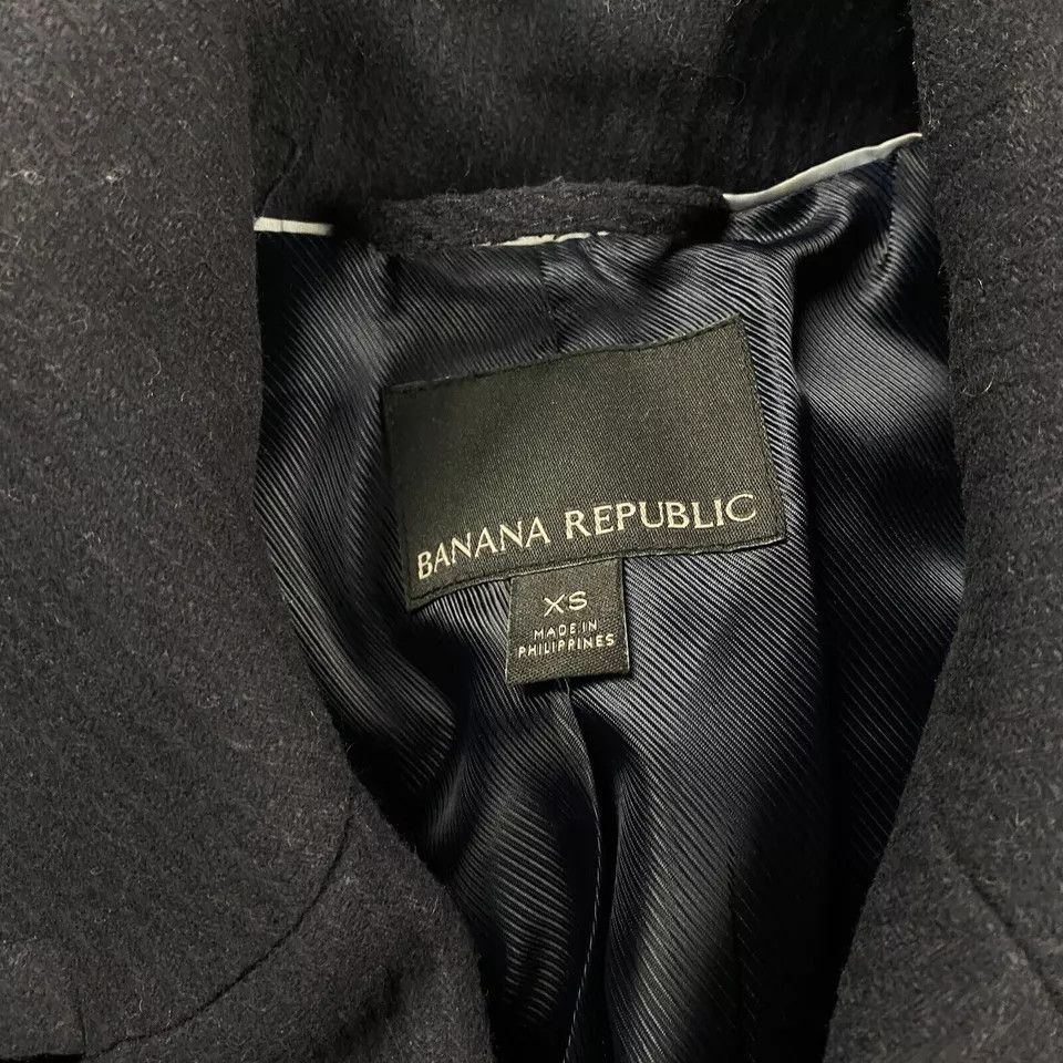 Banana Republic Banana Republic Pea Coat Women's XS Black Extra Small Size XS / US 0-2 / IT 36-38 - 3 Thumbnail