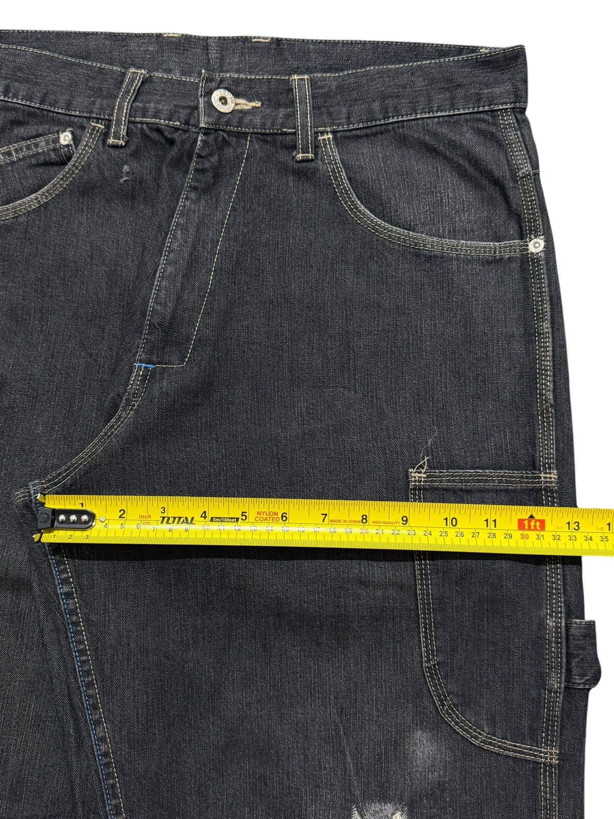 JNCO Vintage 90s Japanese Masterpiece Carpenter Wide Leg Baggy Size US 33 - 12 Thumbnail