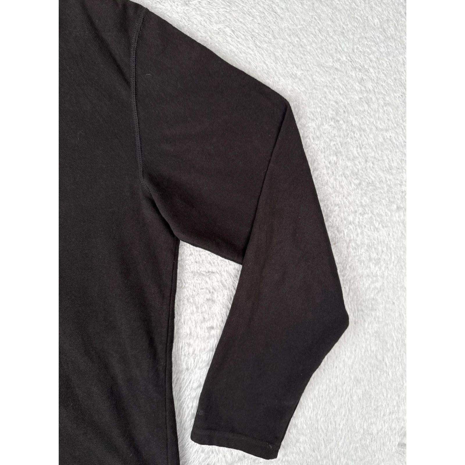 The North Face The North Face Fleece Pullover Mens Large Black Quarter Zip Lightweight Top Shirt Size US S / EU 44-46 / 1 - 2 Thumbnail