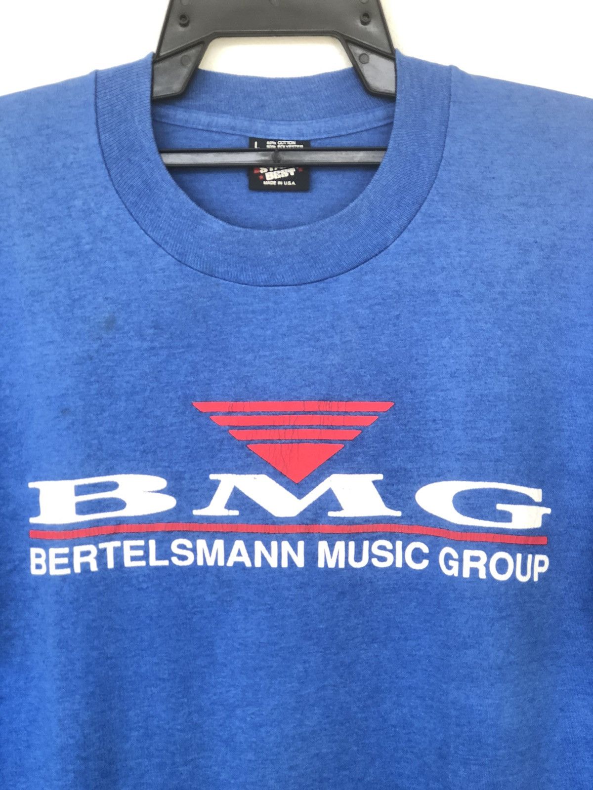 Vintage Vintage 90s BMG BERTELSMANN MUSIC GROUP Size US L / EU 52-54 / 3 - 2 Thumbnail